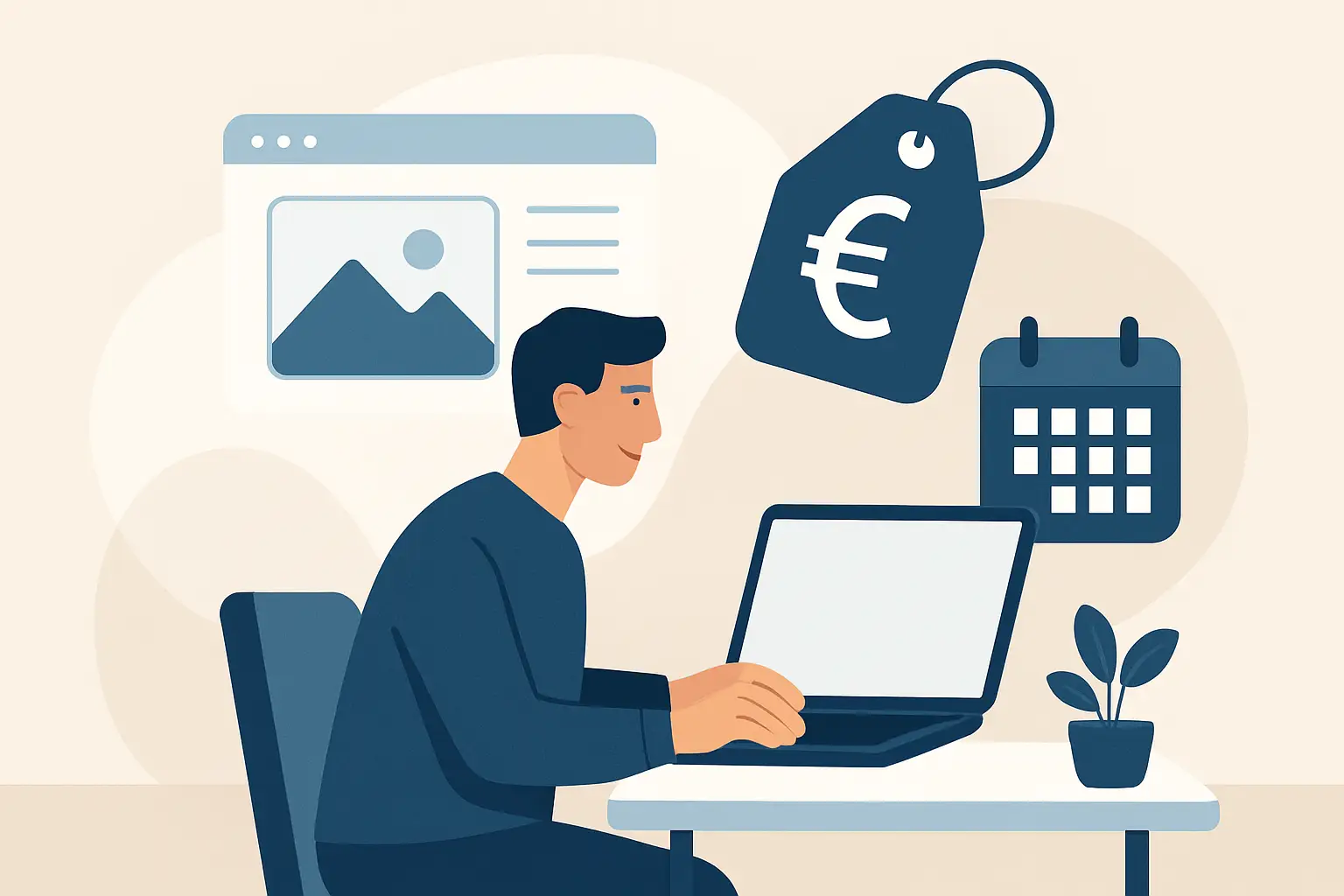 Site web gratuit, abonnement mensuel: bon plan?