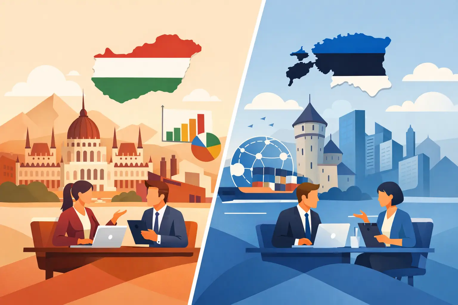 Hungary vs Estonia Company Setup Compared