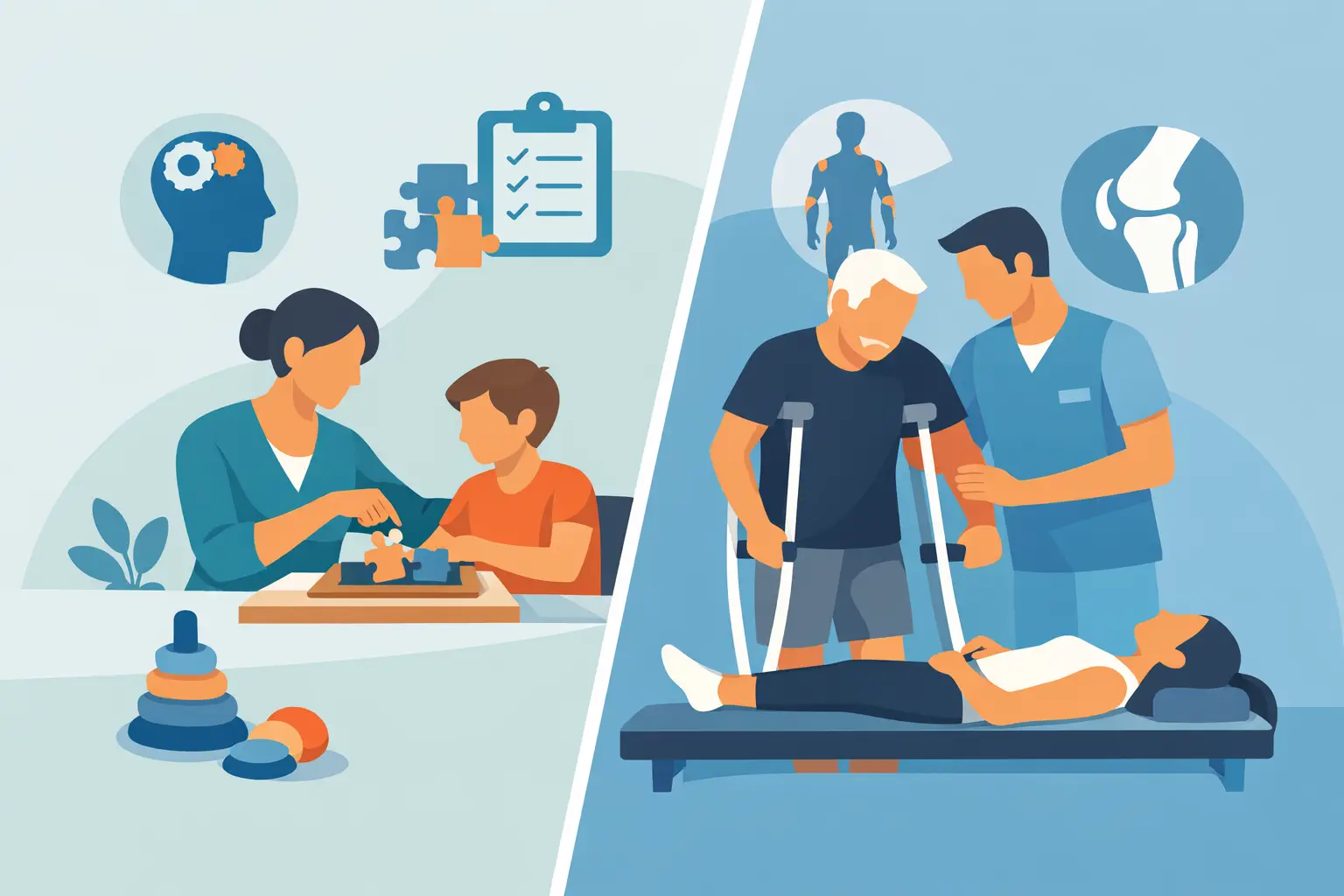 Occupational Therapy vs Physiotherapy