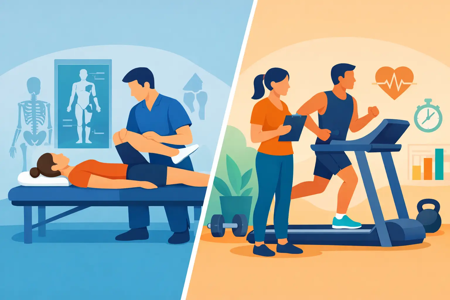 Physiotherapy Versus Exercise Physiology