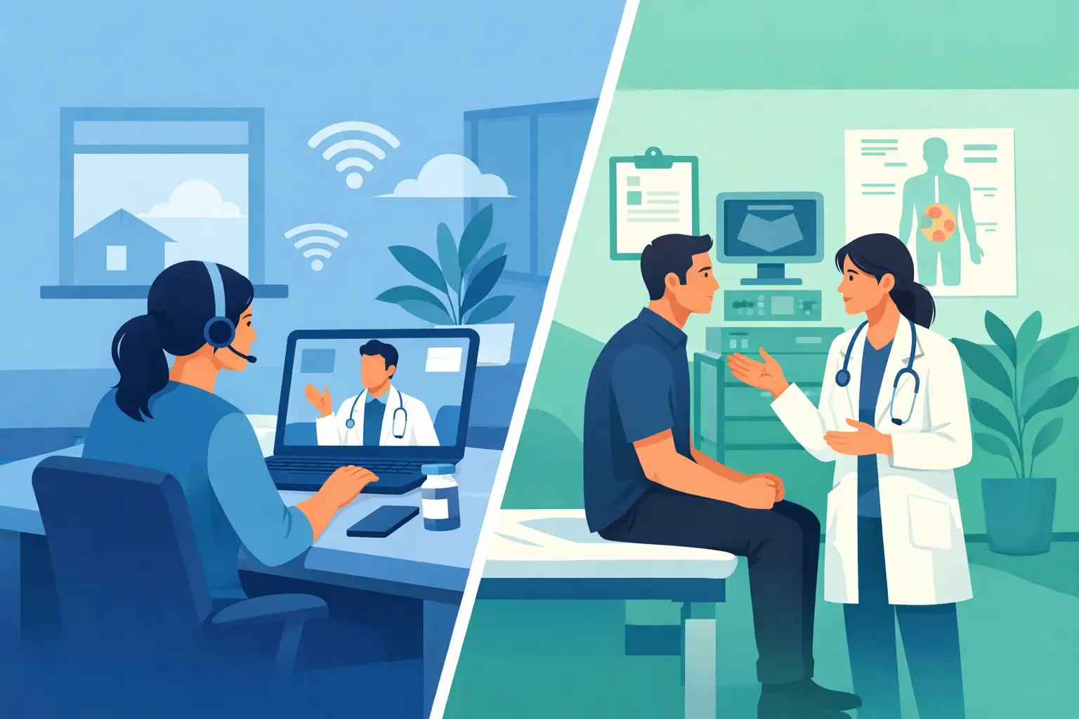 Telehealth vs In Clinic: Which Suits You?