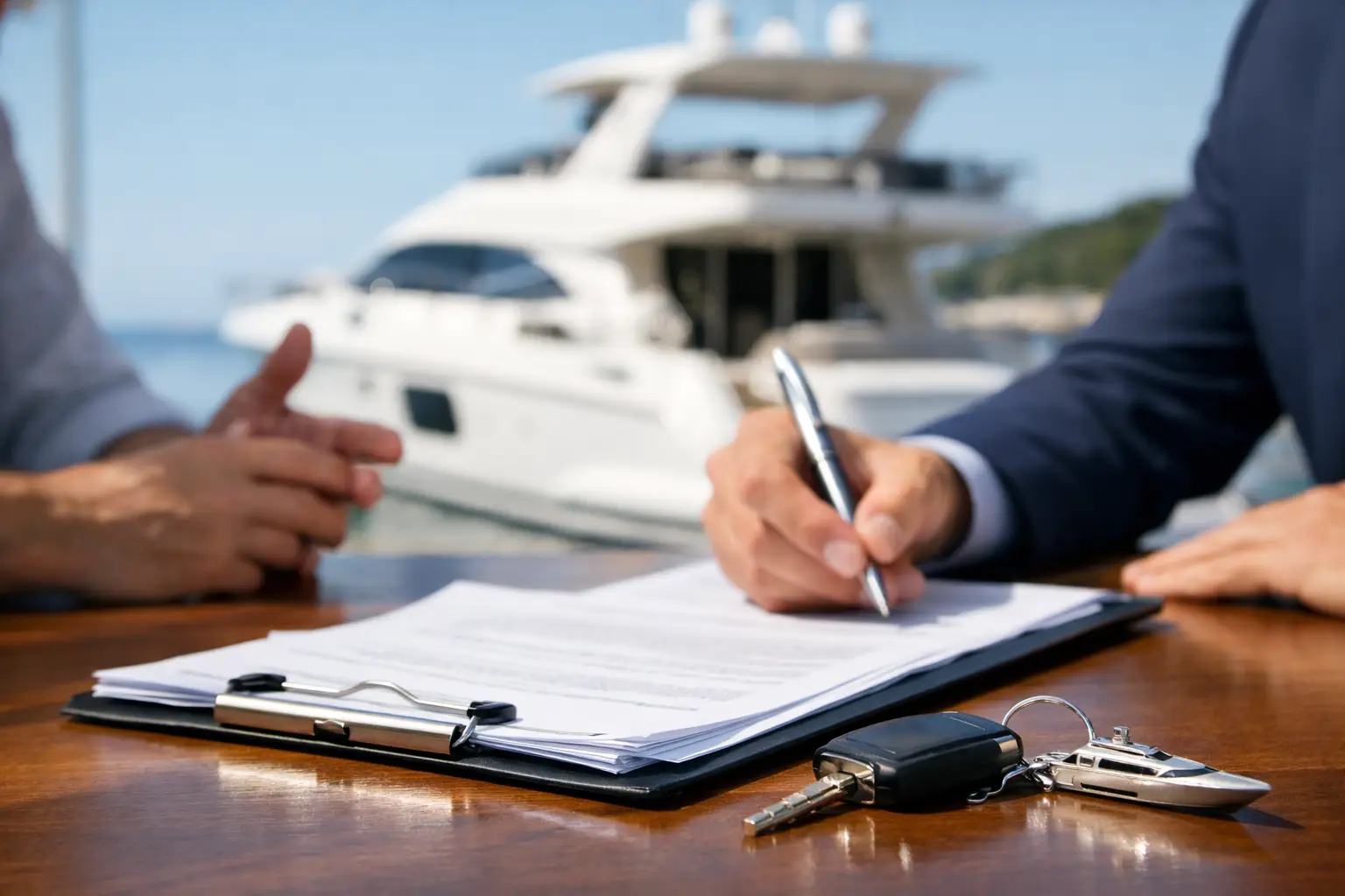 Documents vente yacht d’occasion : lesquels prévoir