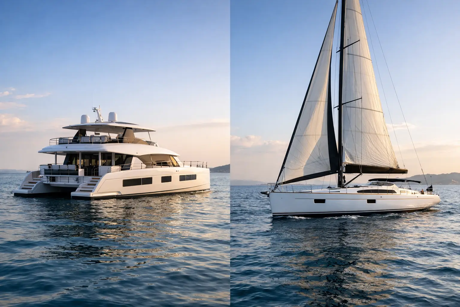 Catamaran moteur ou monocoque de luxe : lequel choisir ?