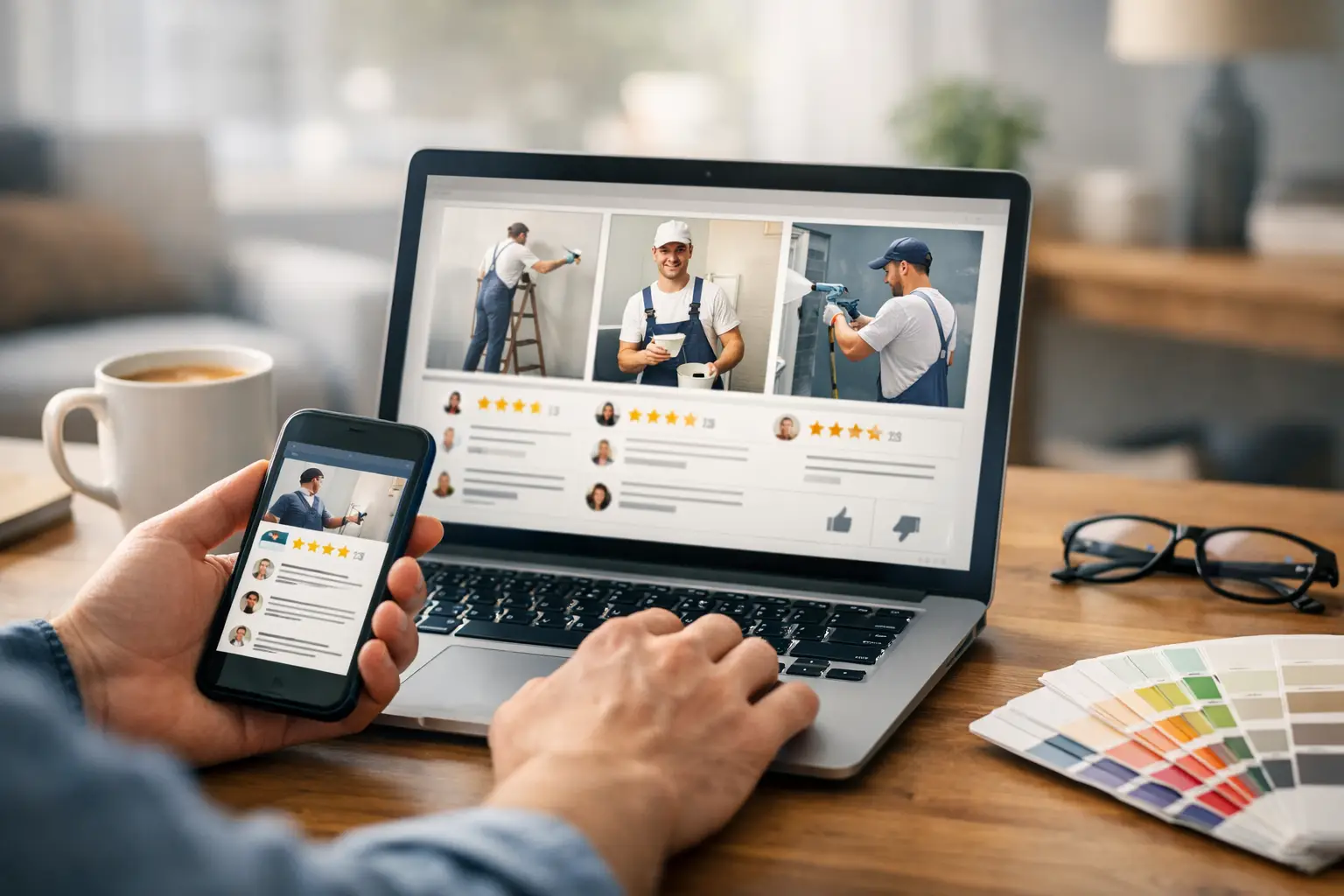 How to Read Painting Contractor Reviews Well