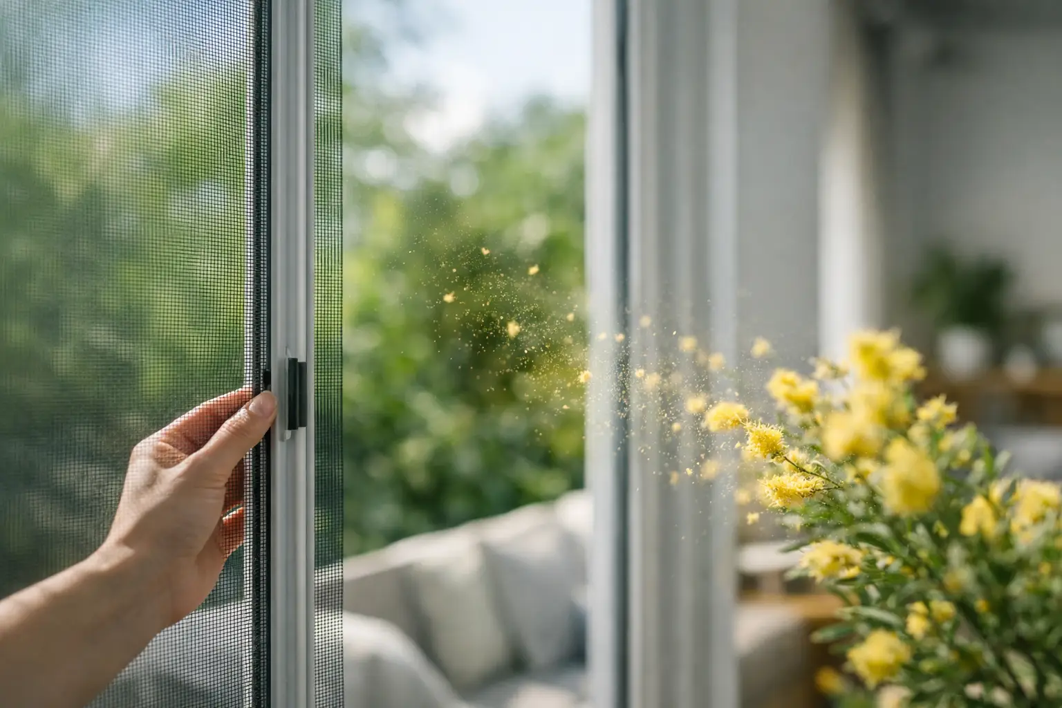 Horren tegen pollen in huis: werkt het echt?