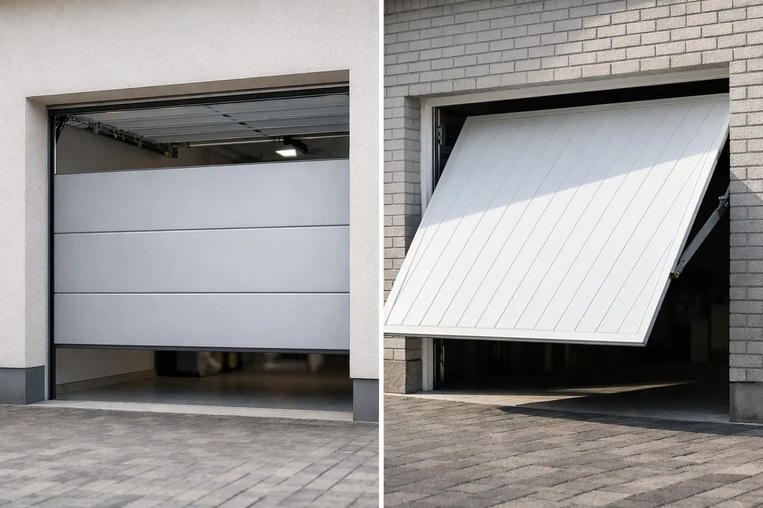 Sectionaaldeur versus kanteldeur garage