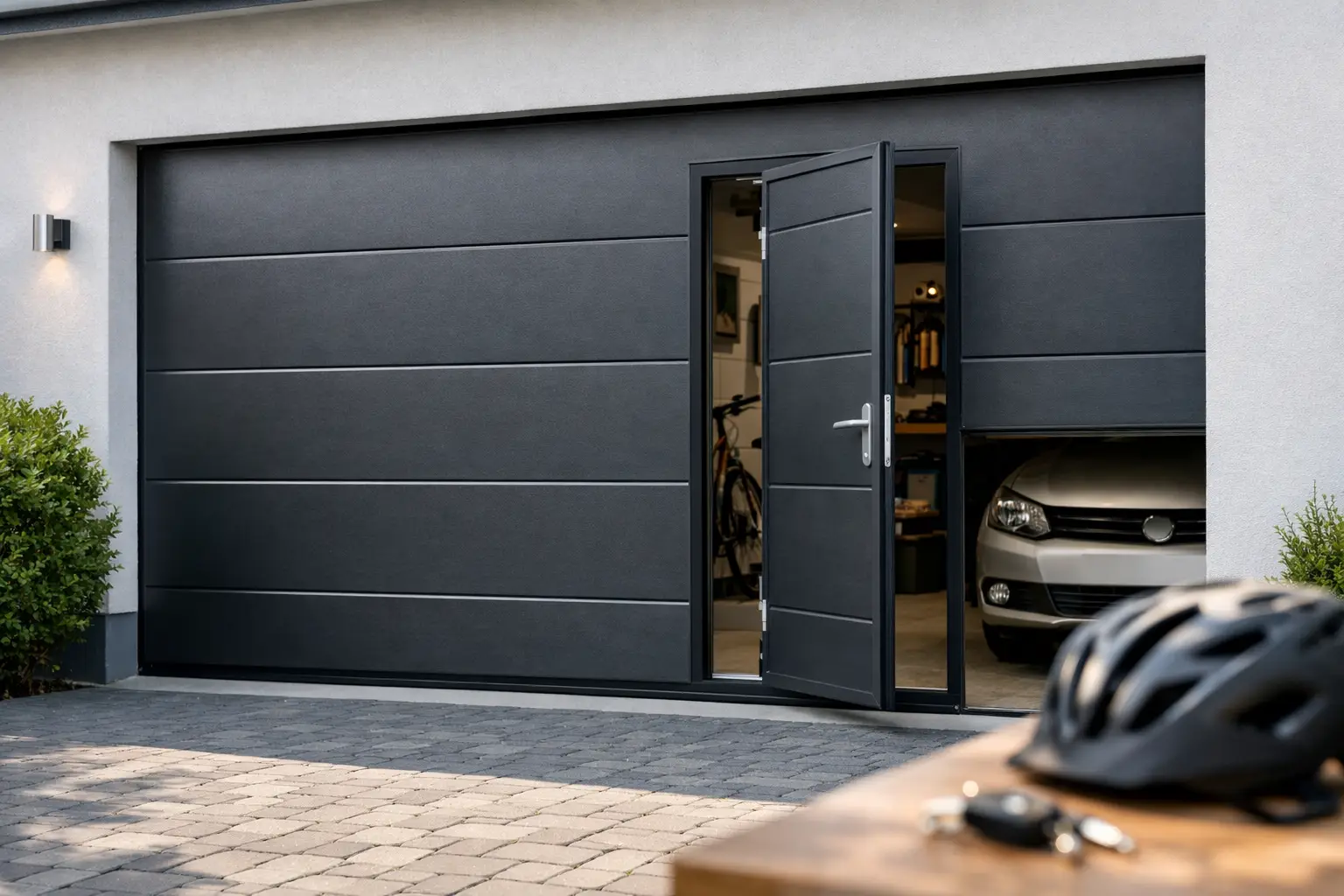 Voordelen van een garagedeur met loopdeur