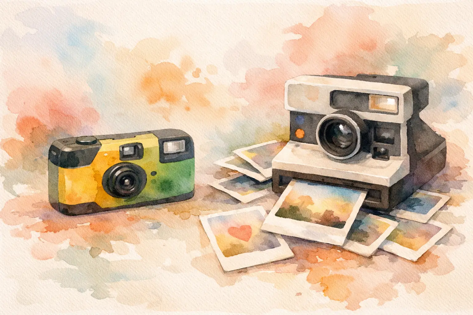 Digital Disposable Camera or Polaroid Guestbook?