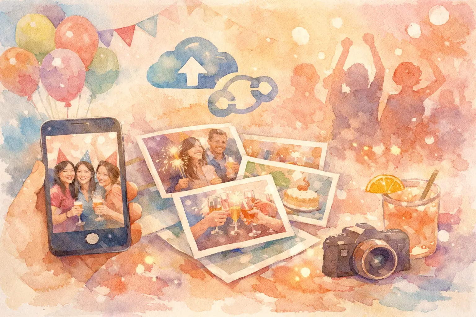 How to Make a Shared Party Album Guests Use
