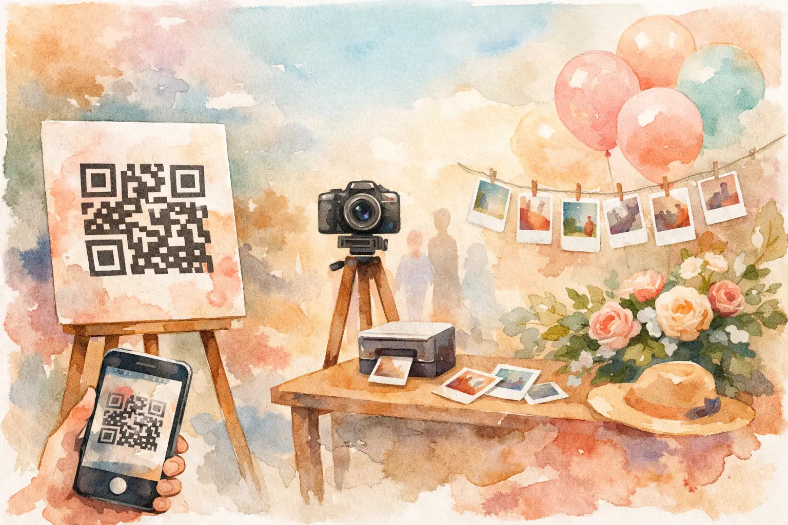 QR Code Guest Photo Station Guide for Events