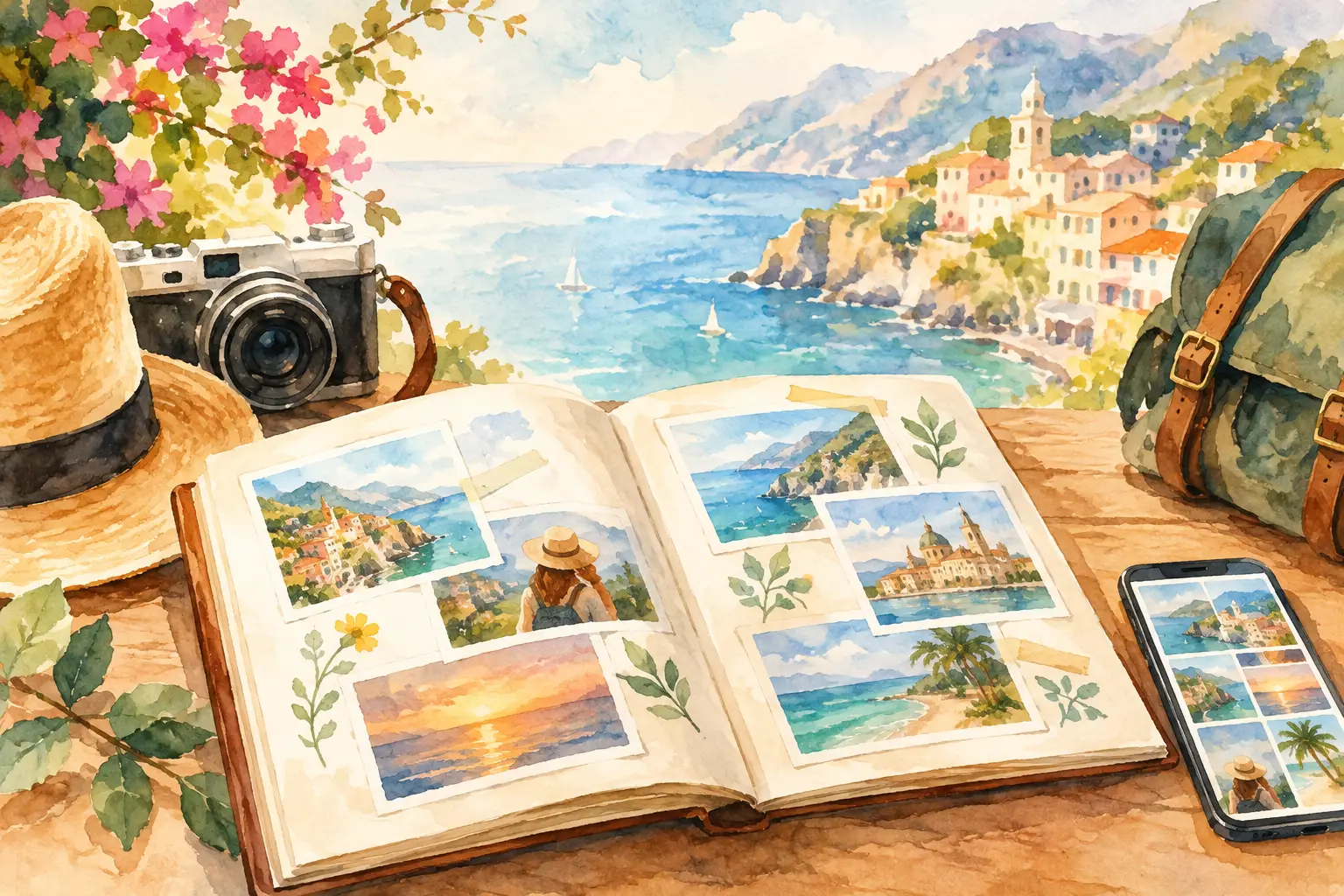 Vacation Memory Book App for Better Trips
