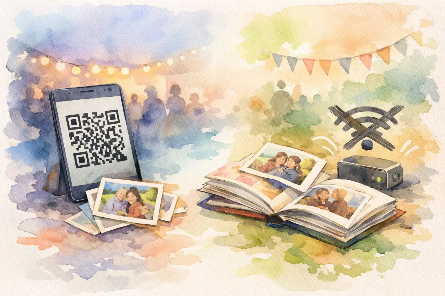 Do QR Code Photo Albums Work Offline at Events?