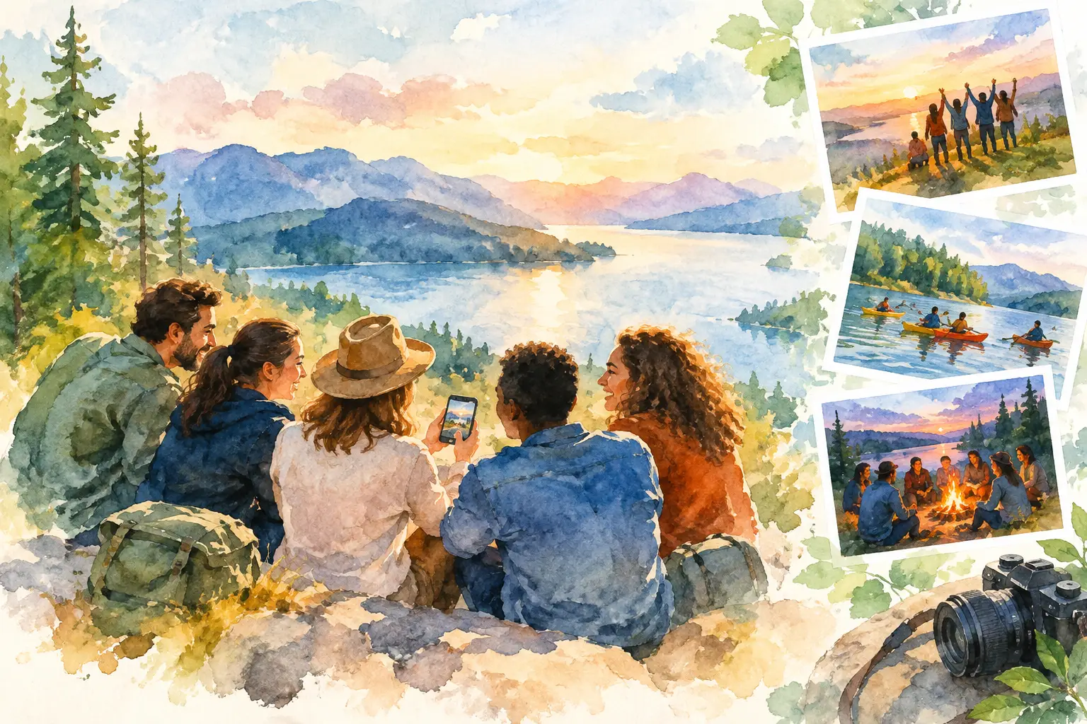 A Company Retreat Photo Sharing Example That Works