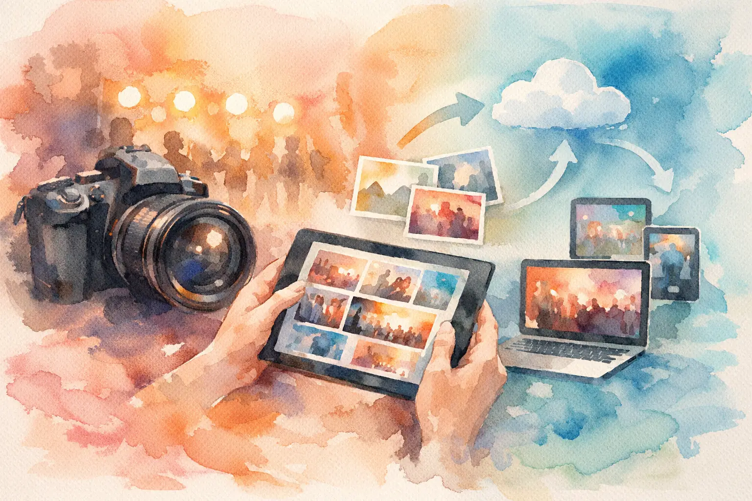 How to Share High Resolution Event Photos