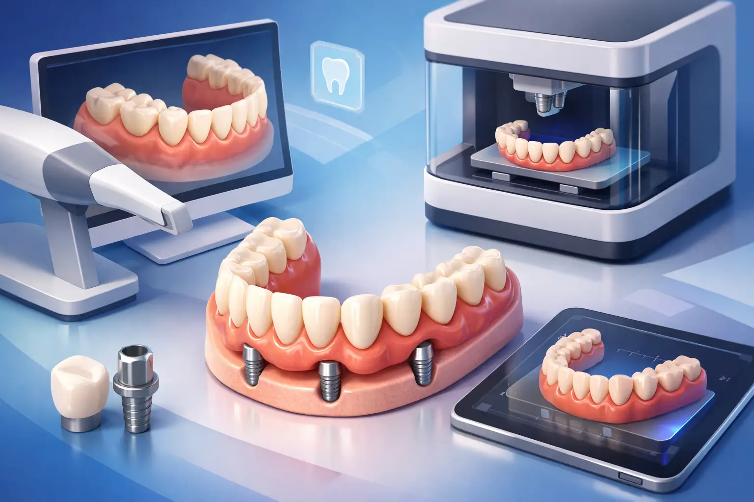 Prótese protocolo digital com precisão e estética