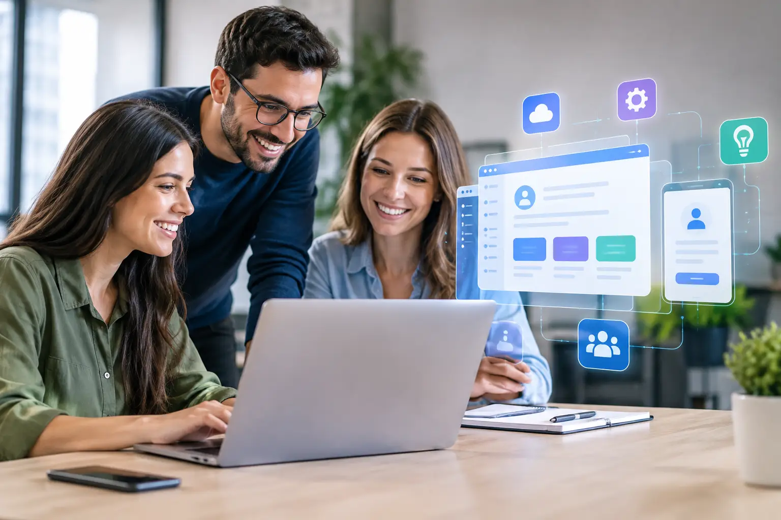 Portal autoservicio empresarial que sí se adopta