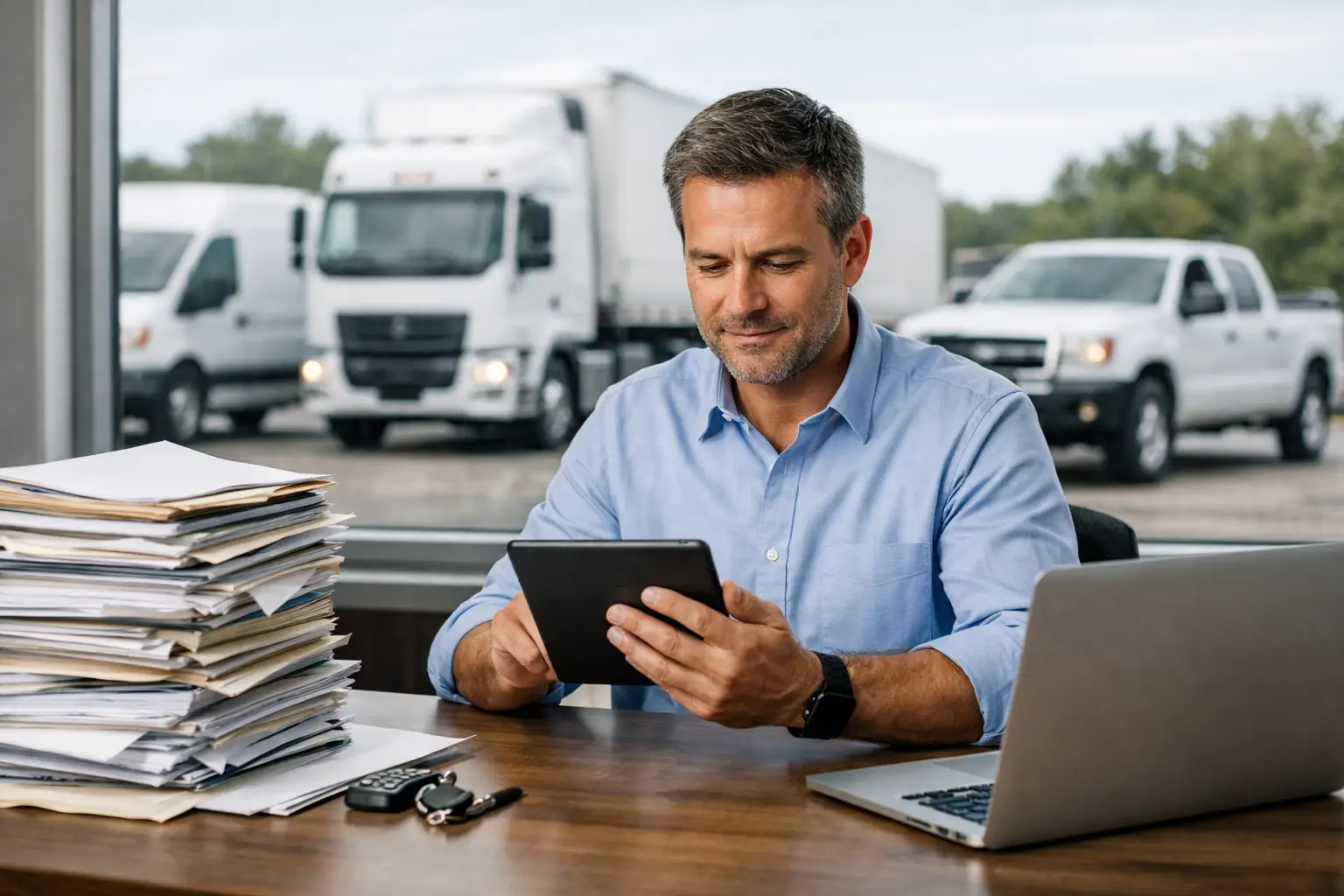 How to Reduce Fleet Paperwork Without Losing Control