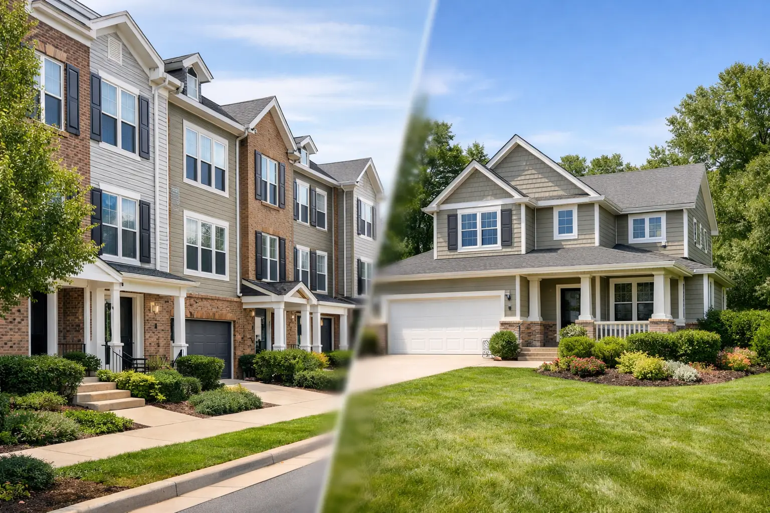 Townhouse vs Single Family: Which Home Fits?