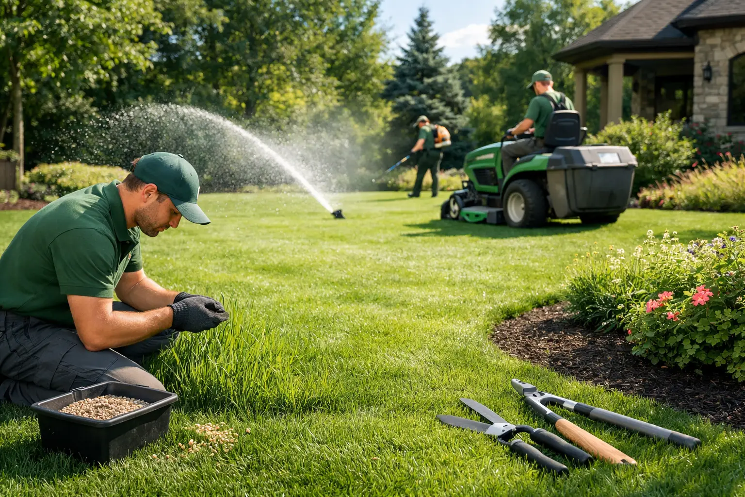 What Does Premium Lawn Care Include?