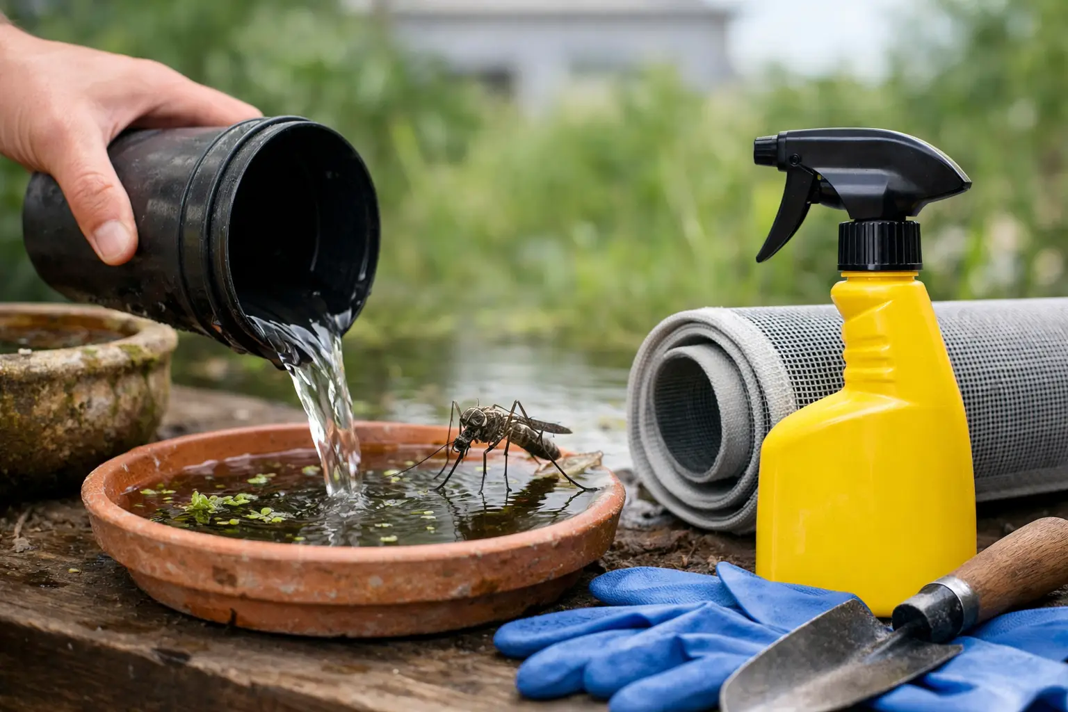 How to Stop Mosquito Breeding at Home