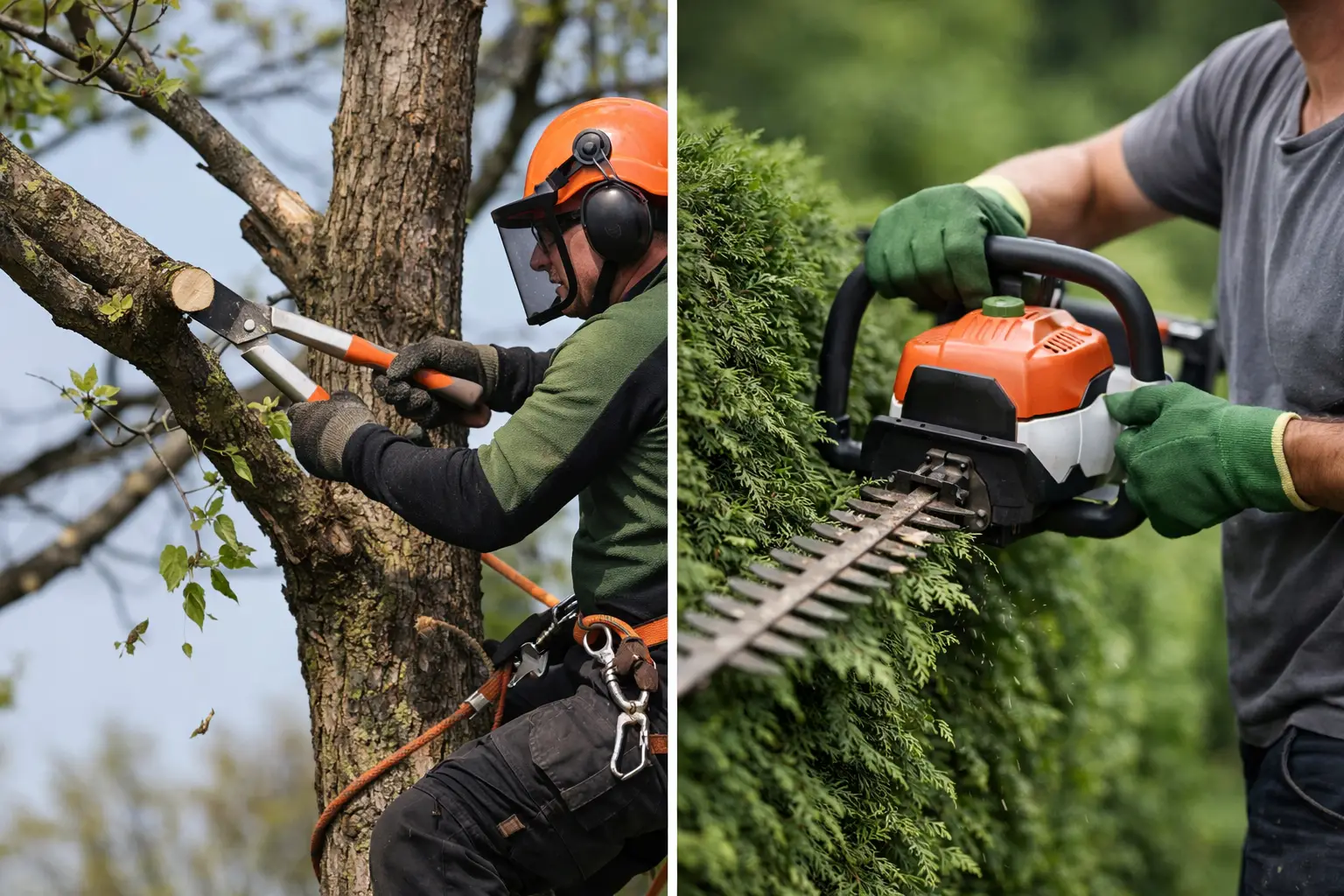 Tree Pruning Versus Tree Trimming