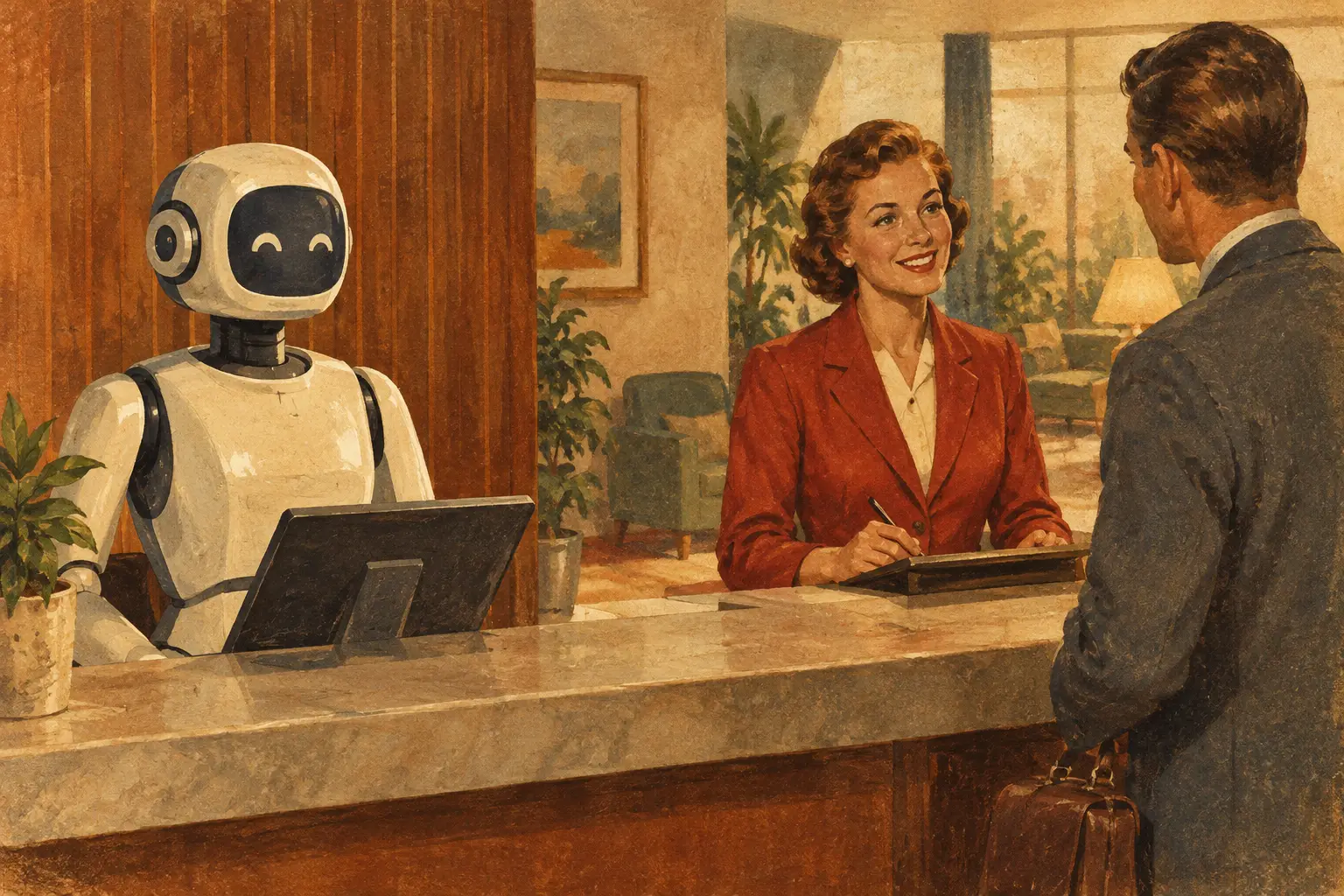 Automatisert resepsjon eller ekstra bemanning nå?