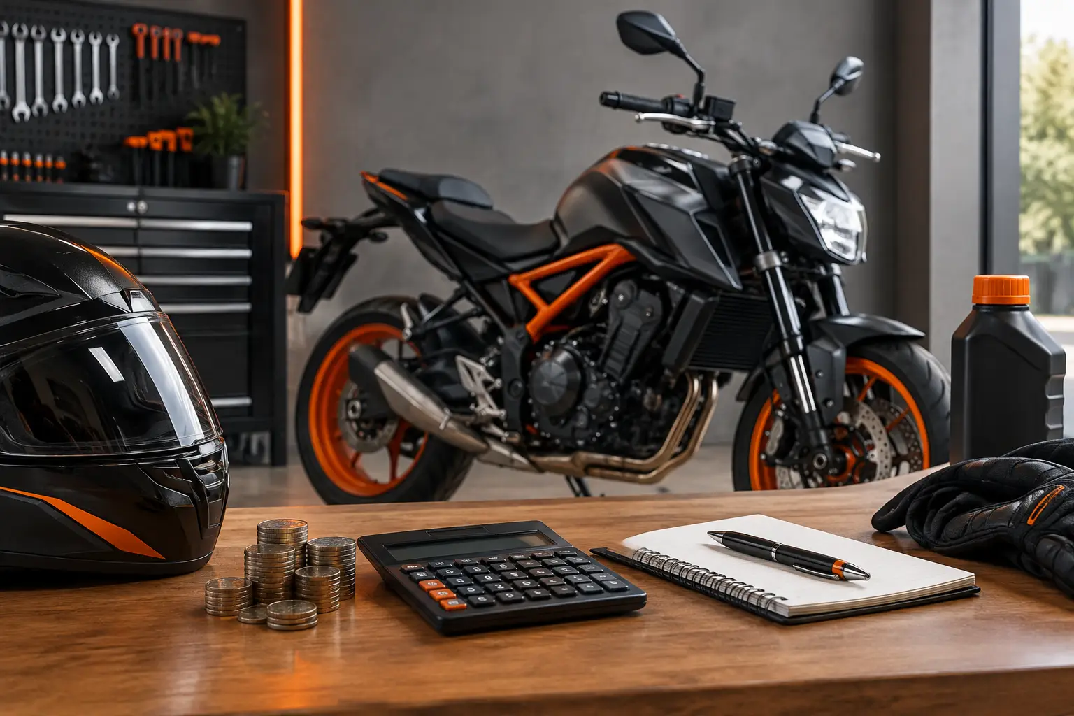 Quanto custa manter motocicleta por mês?