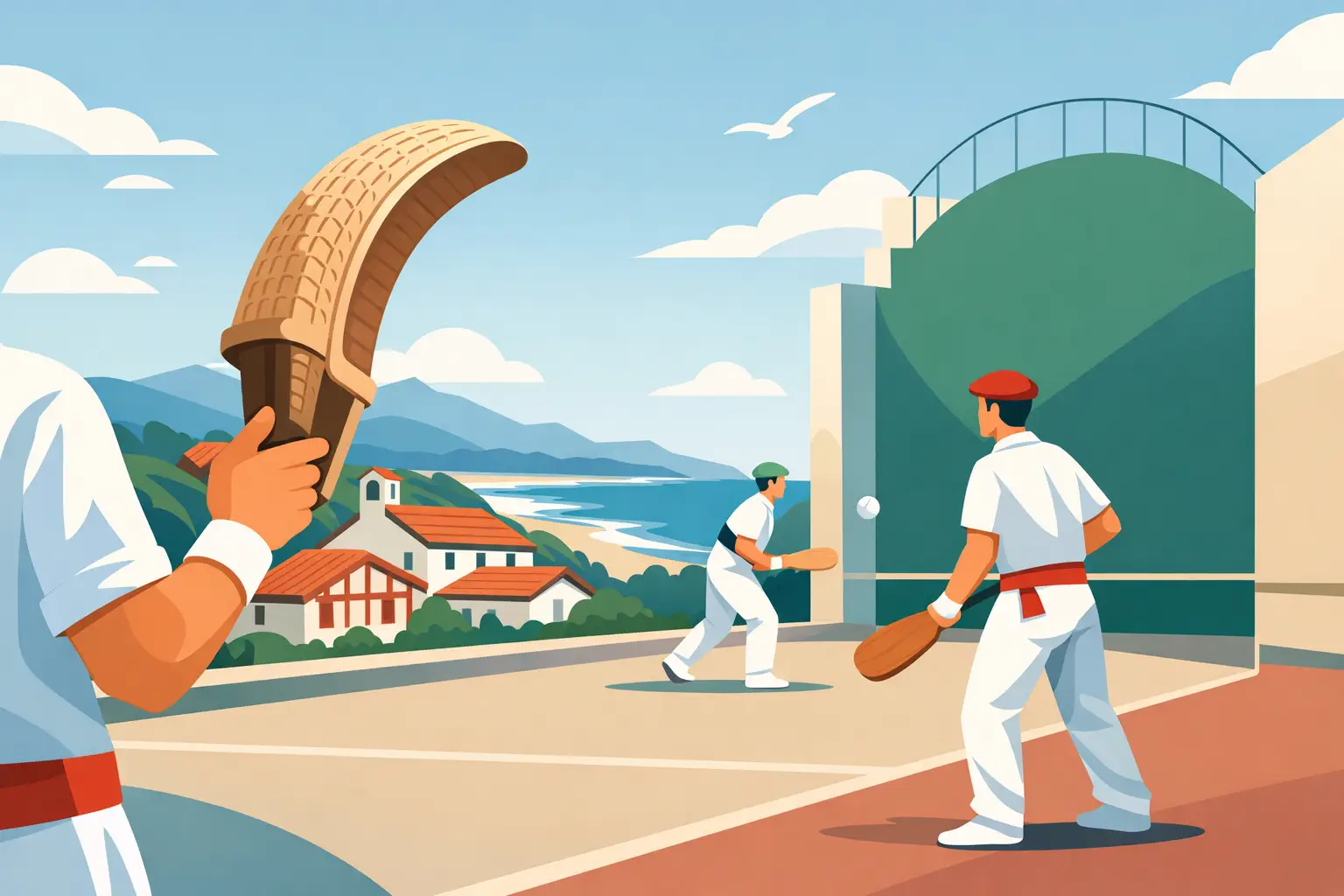 Comment découvrir la pelote basque à Bidart