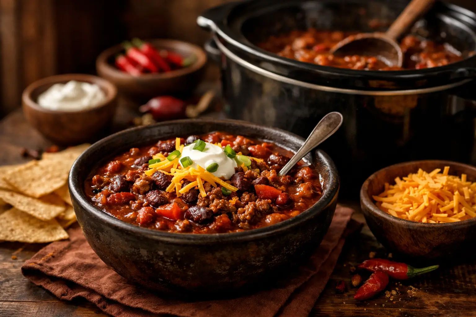 Slow Cooker Chili Recipe That Always Works