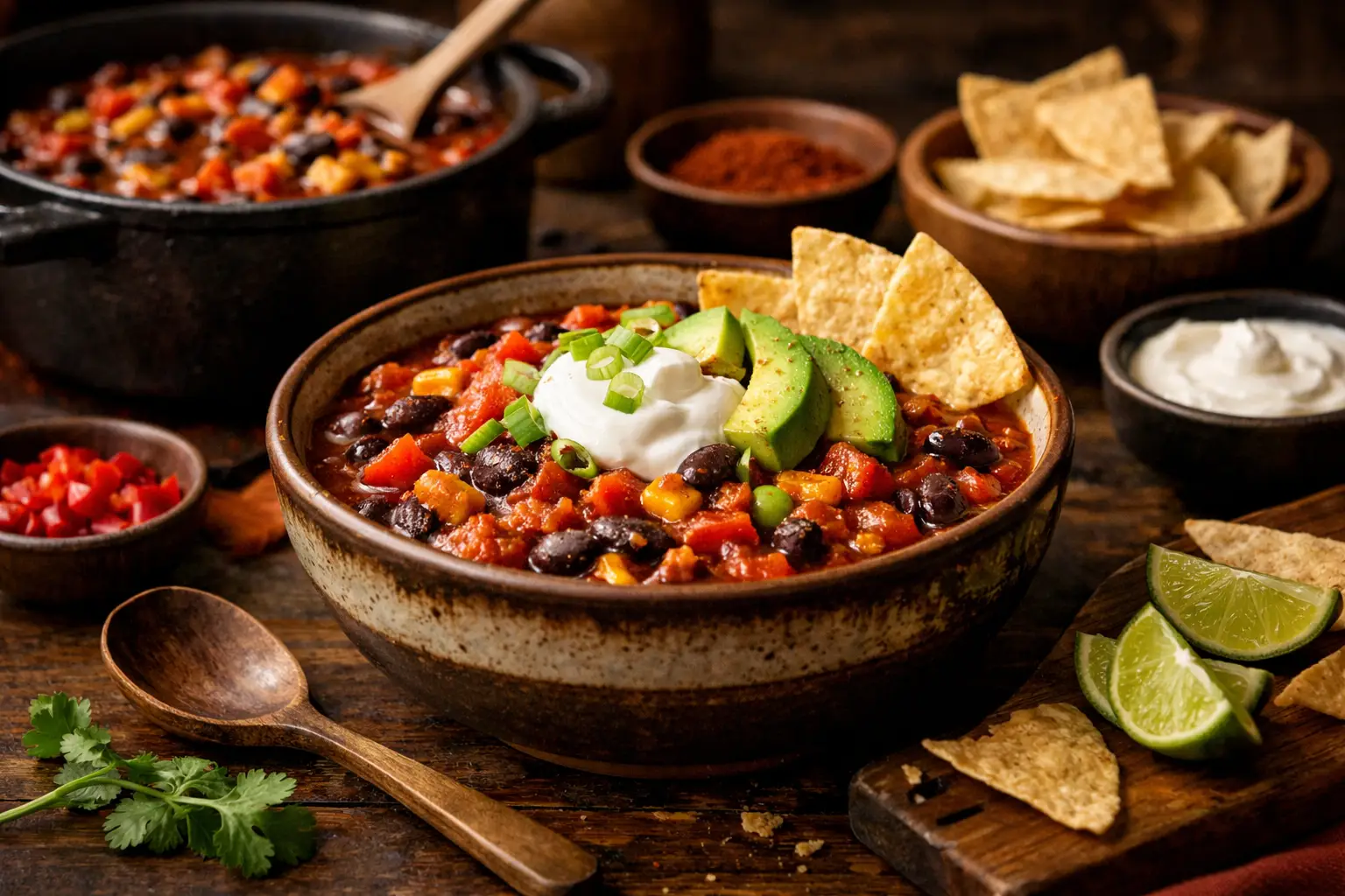 Vegetarian Chili Recipe Easy and Flavor-Packed