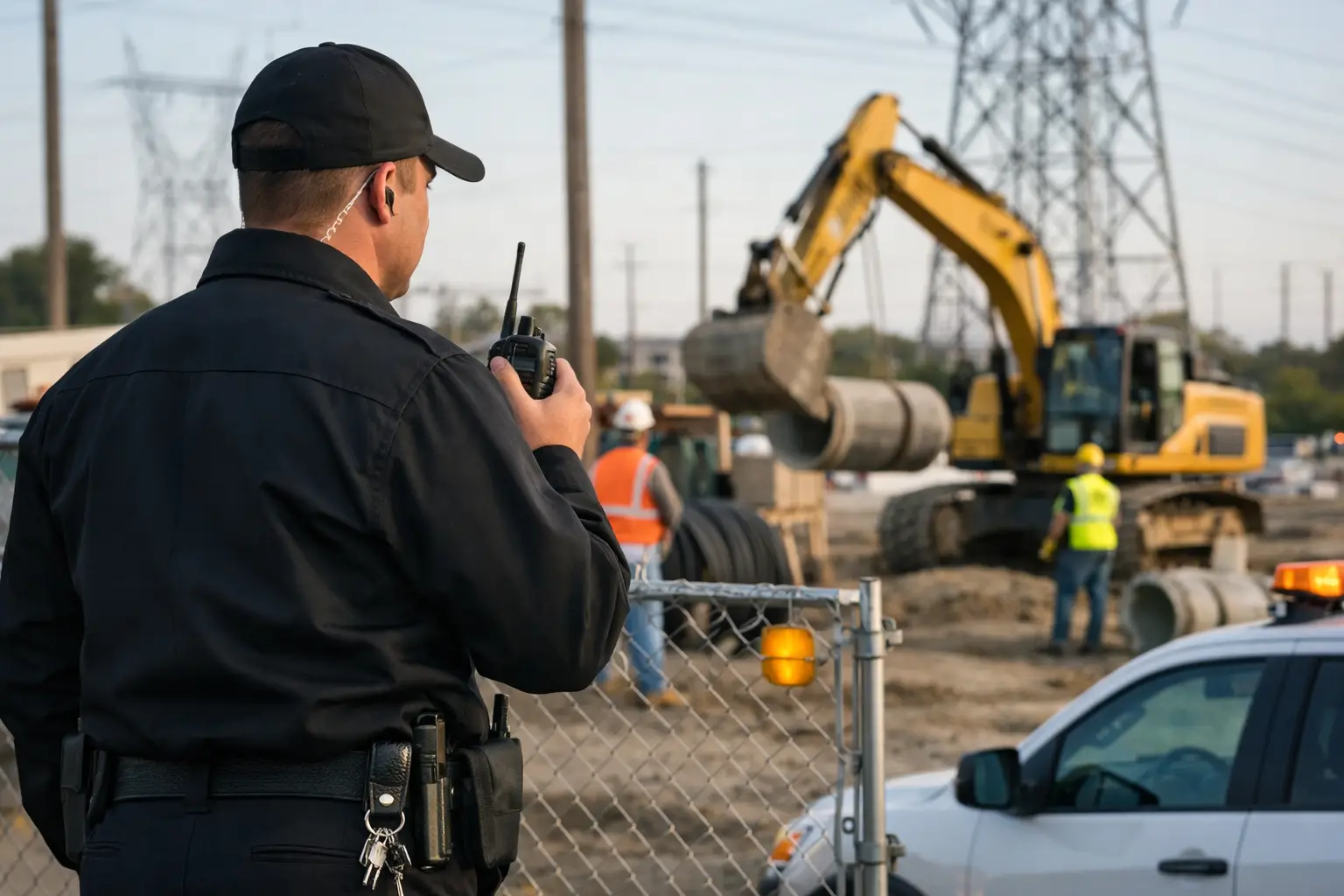 Utility Construction Site Security That Holds Up
