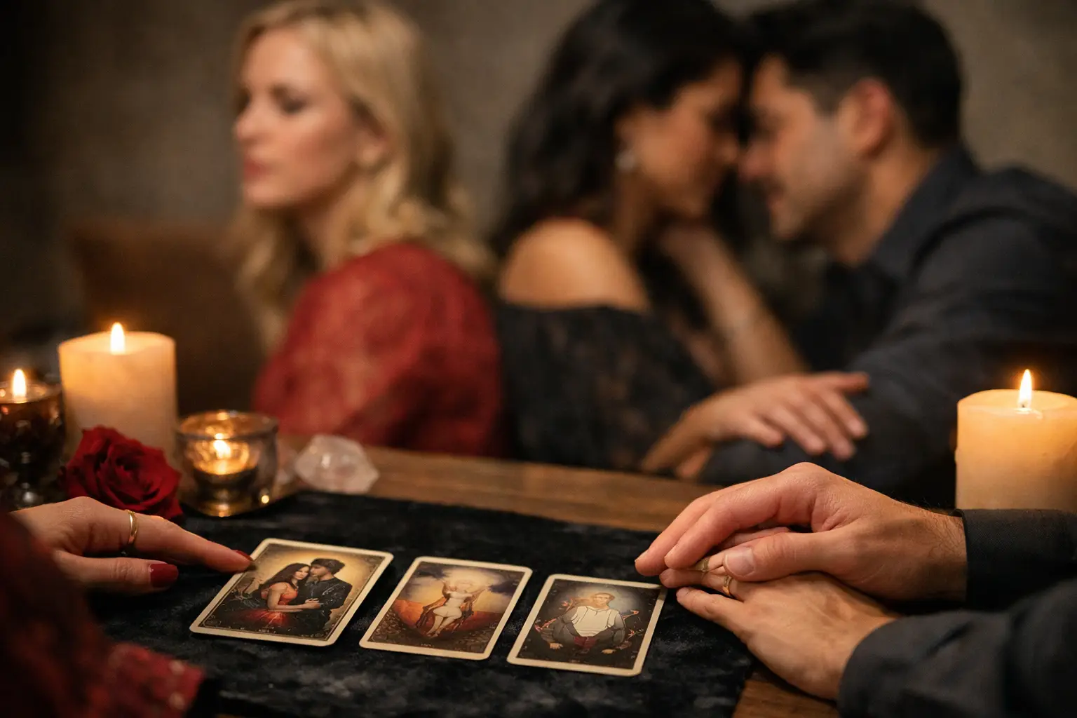 Leitura de tarot para compreender dúvidas numa relação