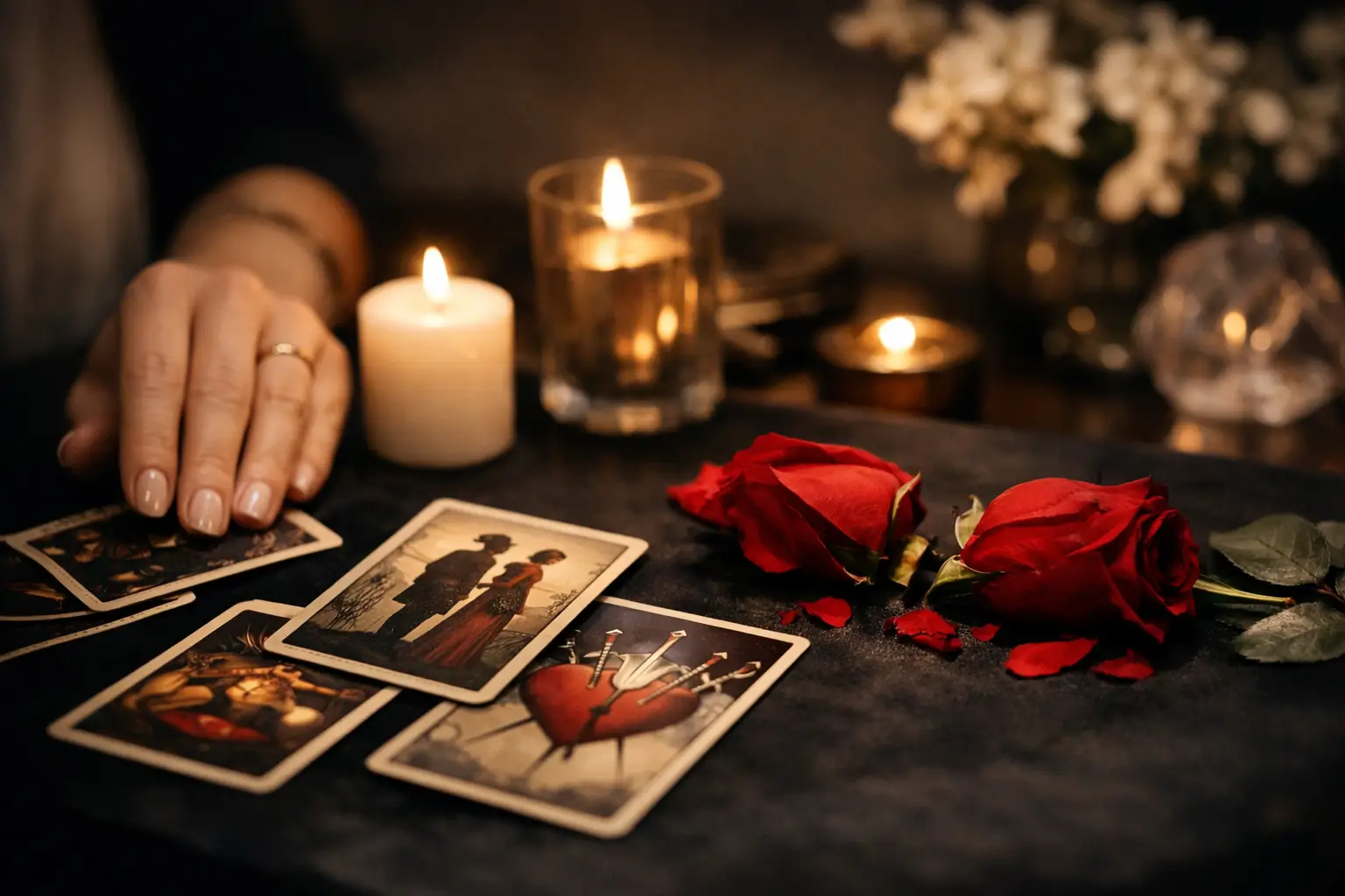 Imagem editorial: Tarot para afastamento amoroso e os seus sinais