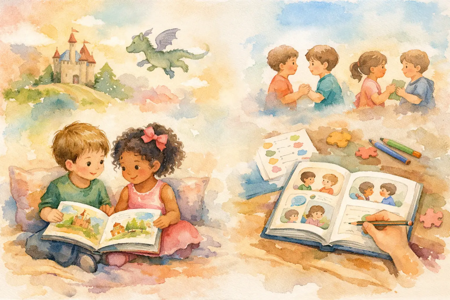Picture Books vs Workbooks for Social Skills