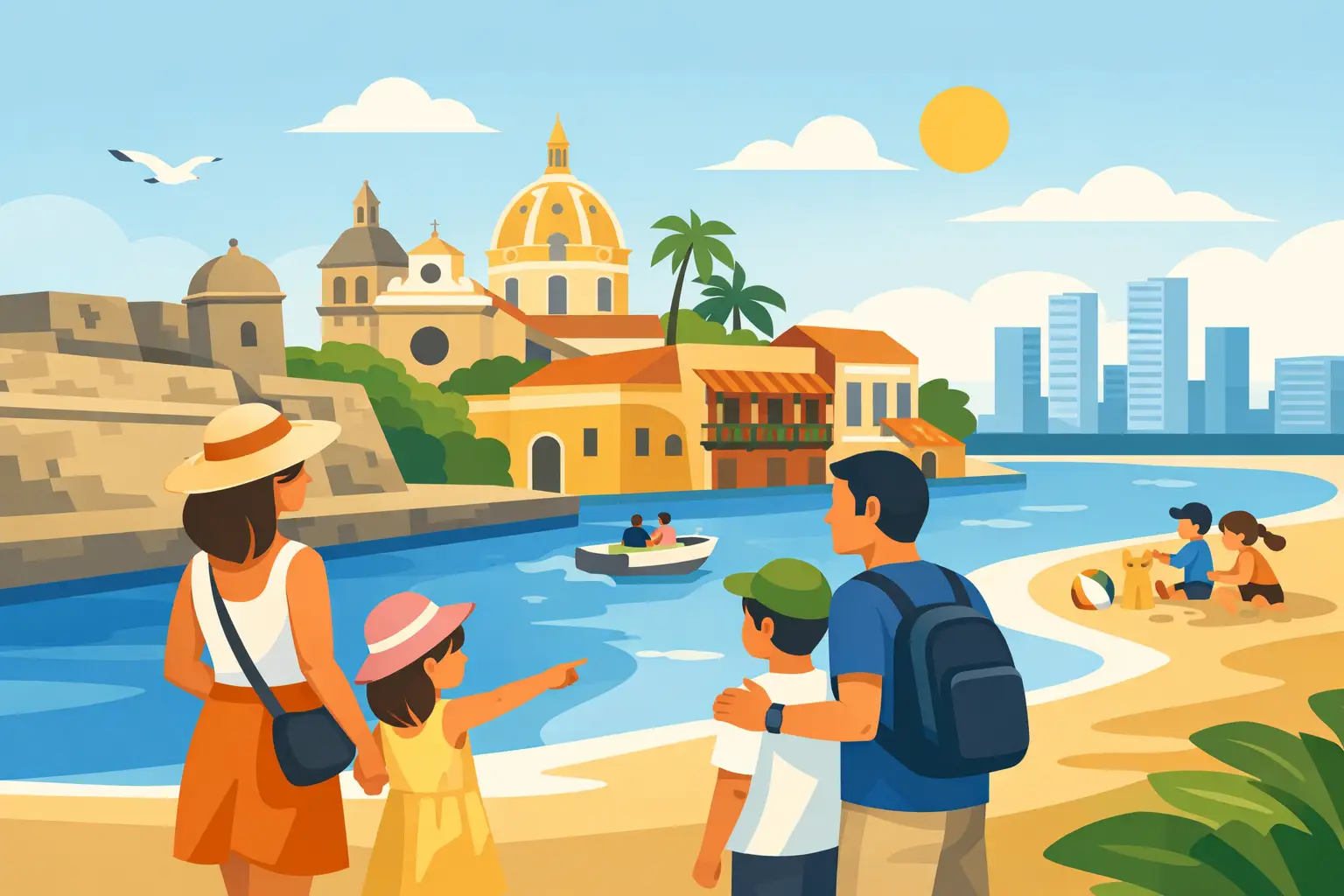 Qué hacer en Cartagena con niños sin complicarte