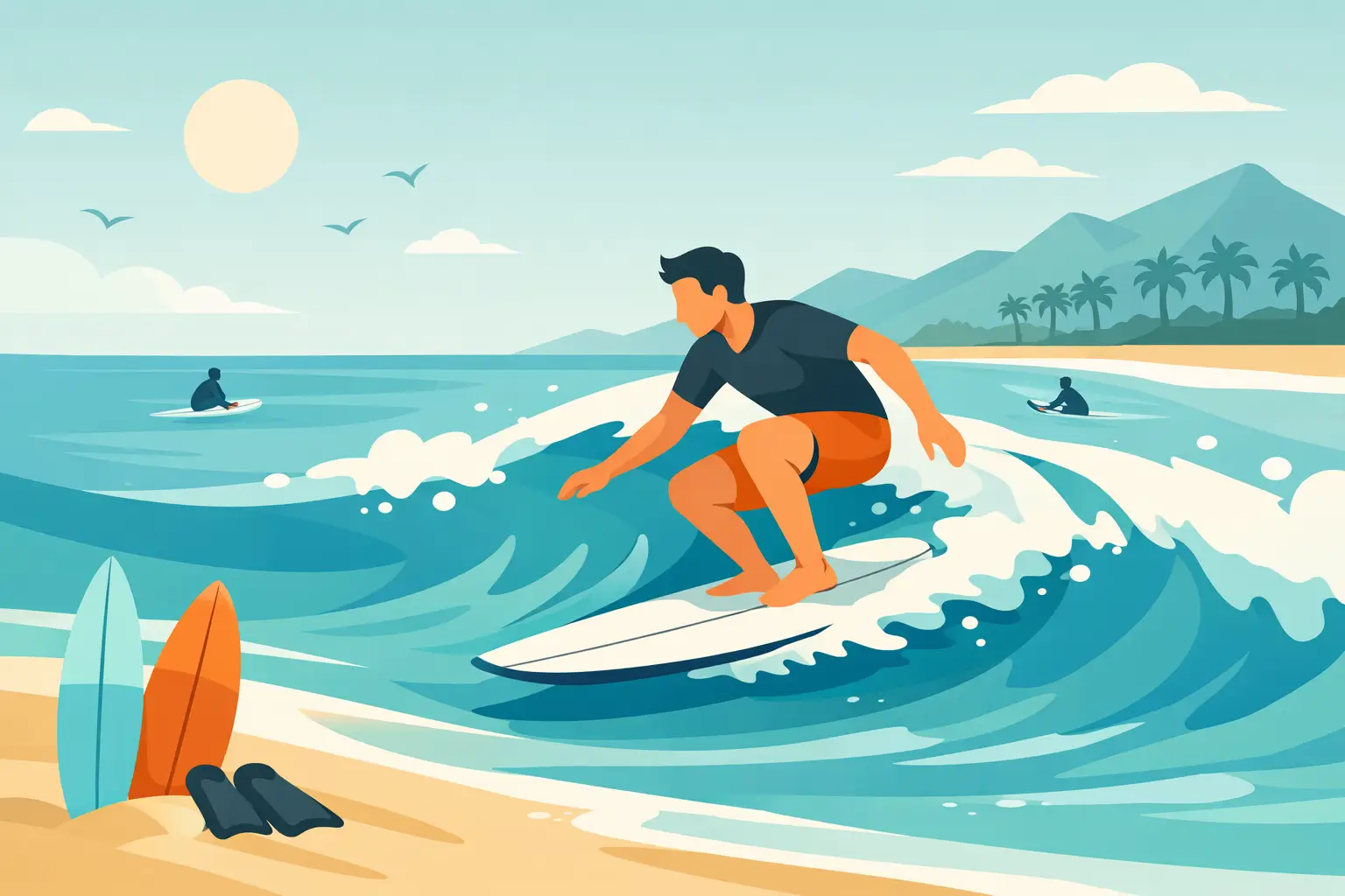 Guía completa para aprender surf bien