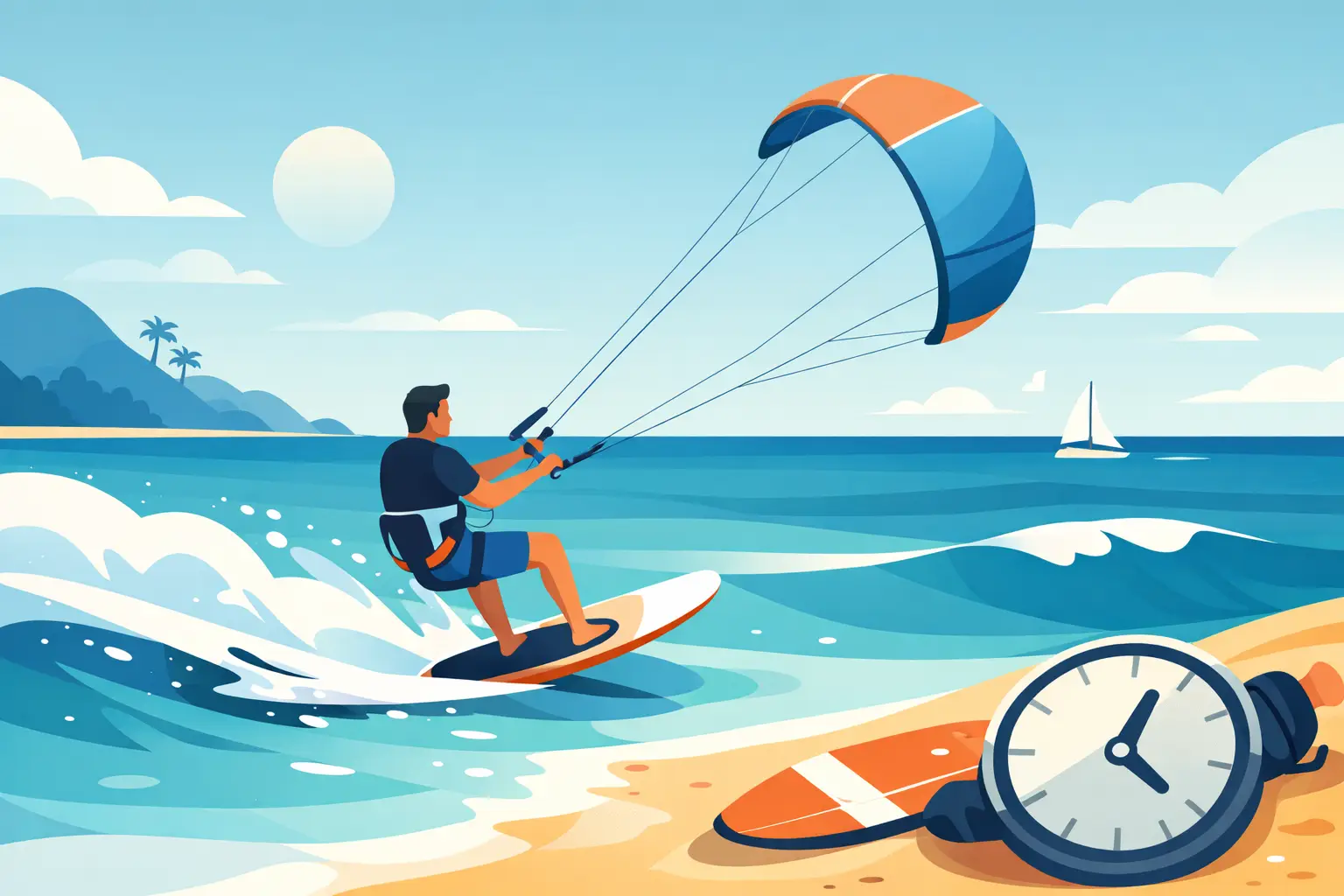 Cuánto dura una clase de kitesurf