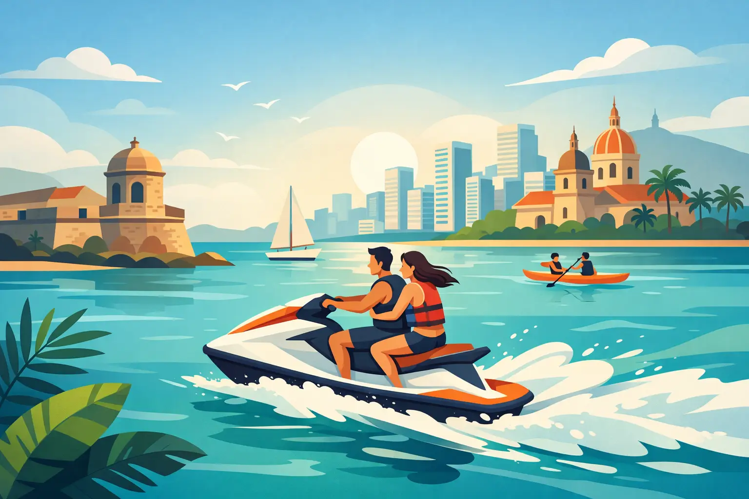 La mejor actividad acuática en Cartagena