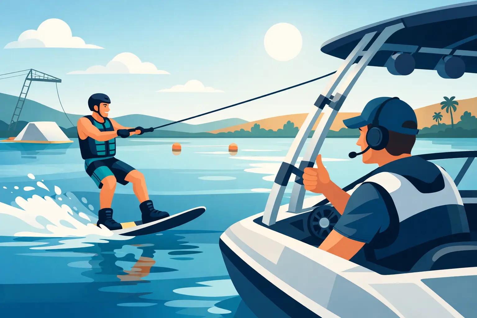 Wakeboard con acompañamiento personalizado