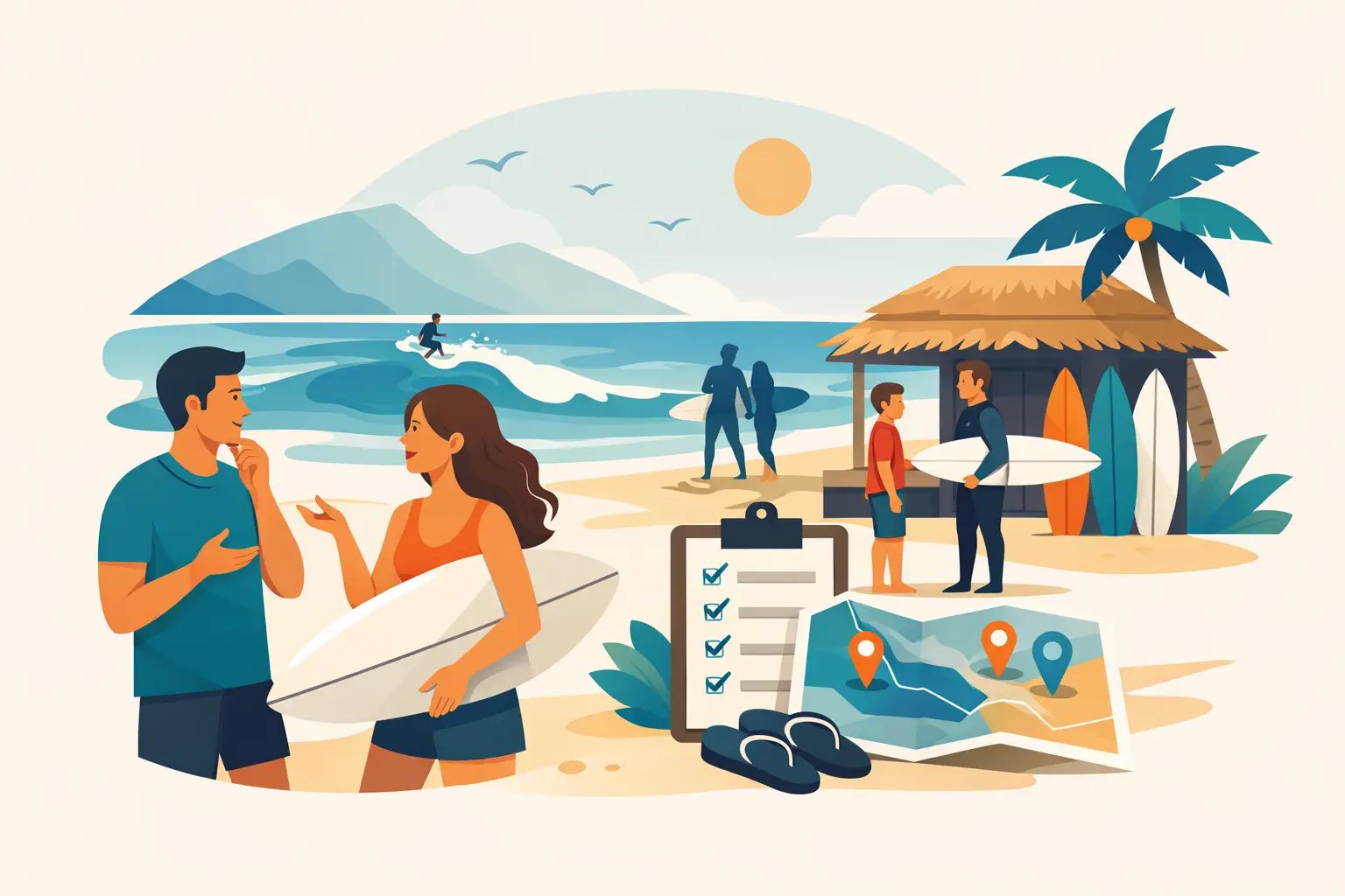Cómo elegir escuela de surf sin fallar