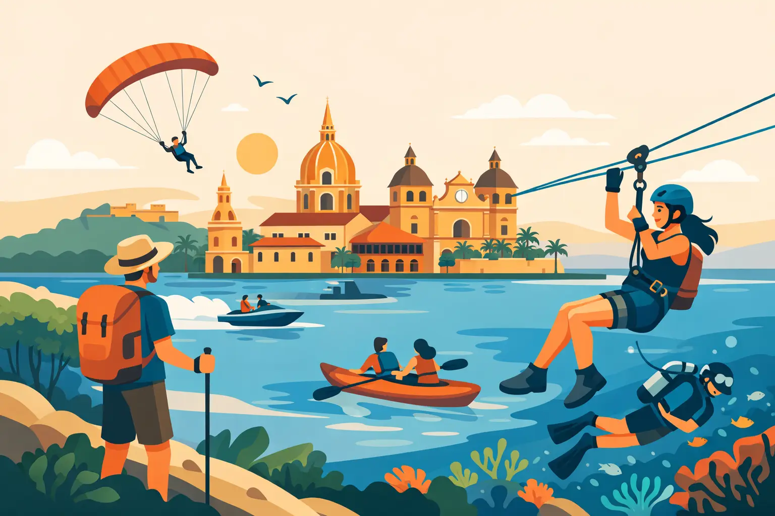 Turismo de aventura en Cartagena: qué hacer