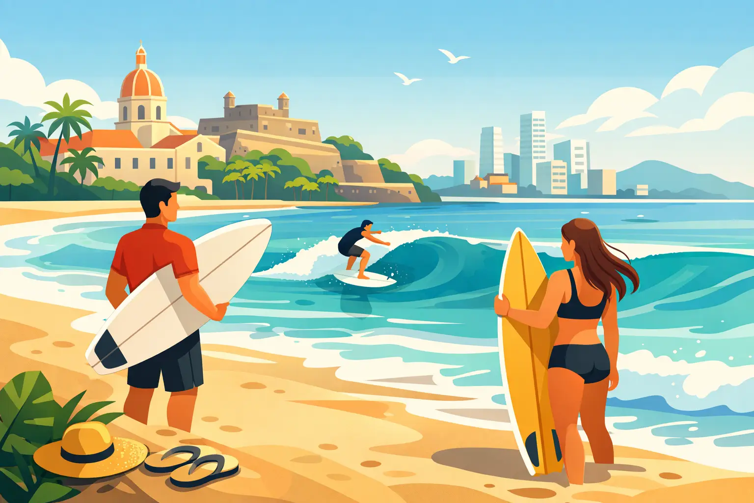 Guía para surfistas principiantes en Cartagena