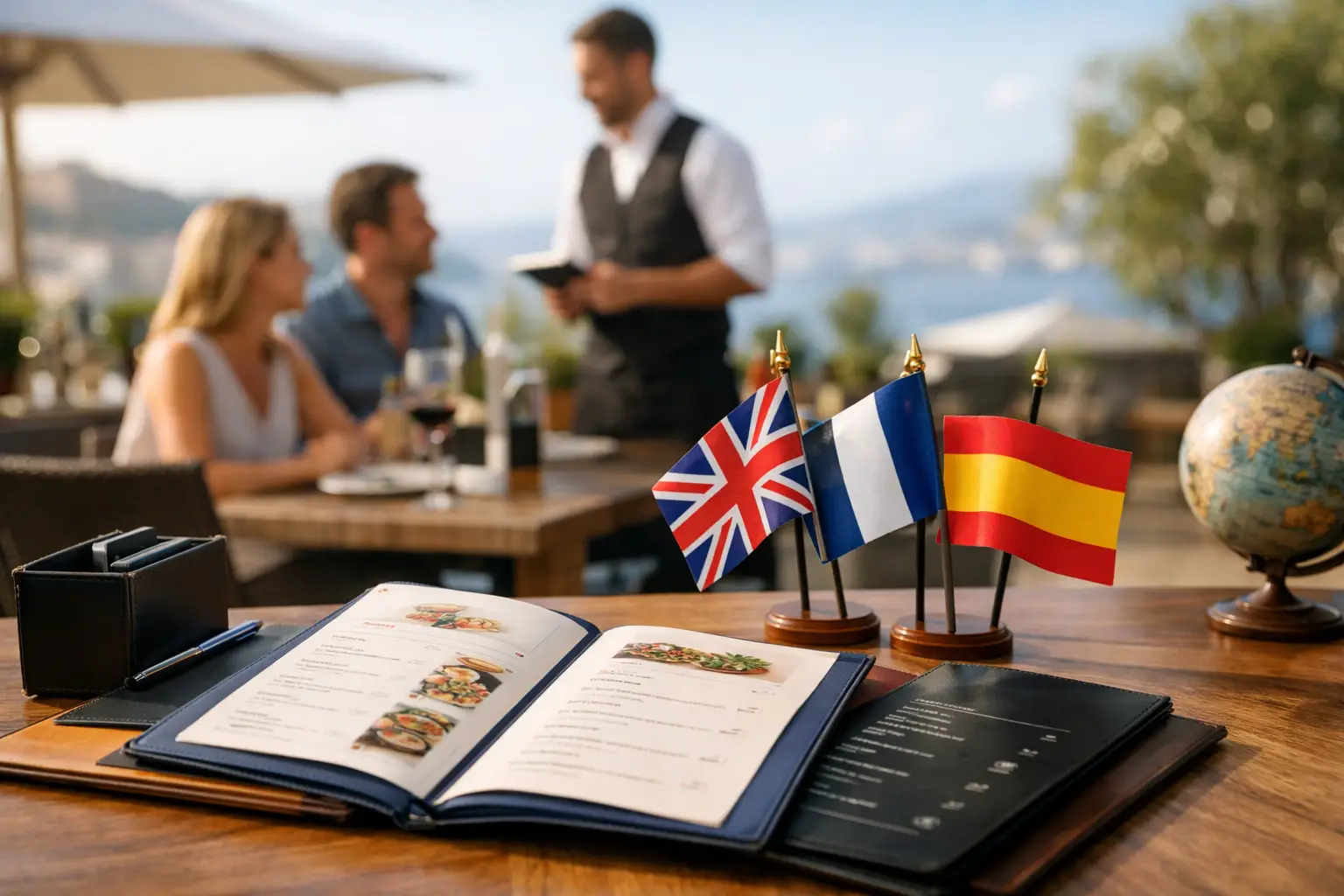 Πολυγλωσσικό menu για τουριστικές επιχειρήσεις