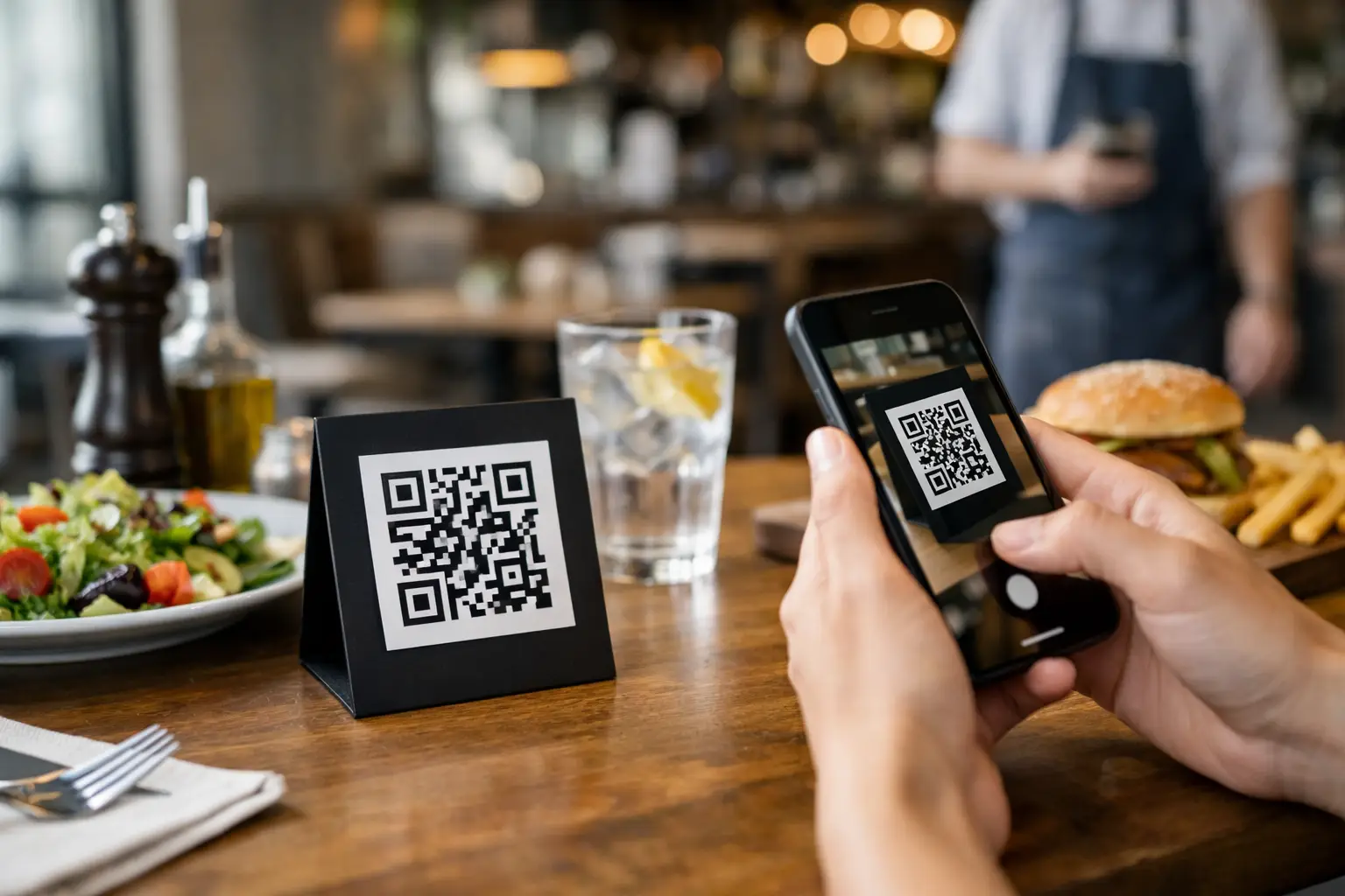 QR μενού εστίασης για γρήγορη εξυπηρέτηση