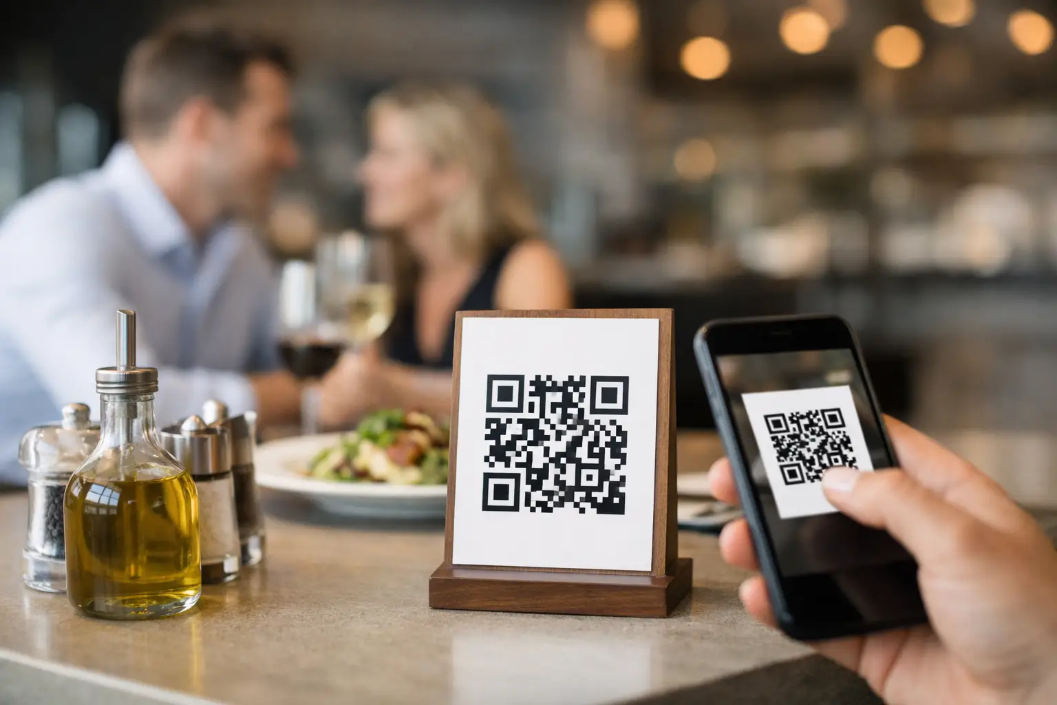 Οδηγός QR μενού για εστιατόρια που αποδίδει