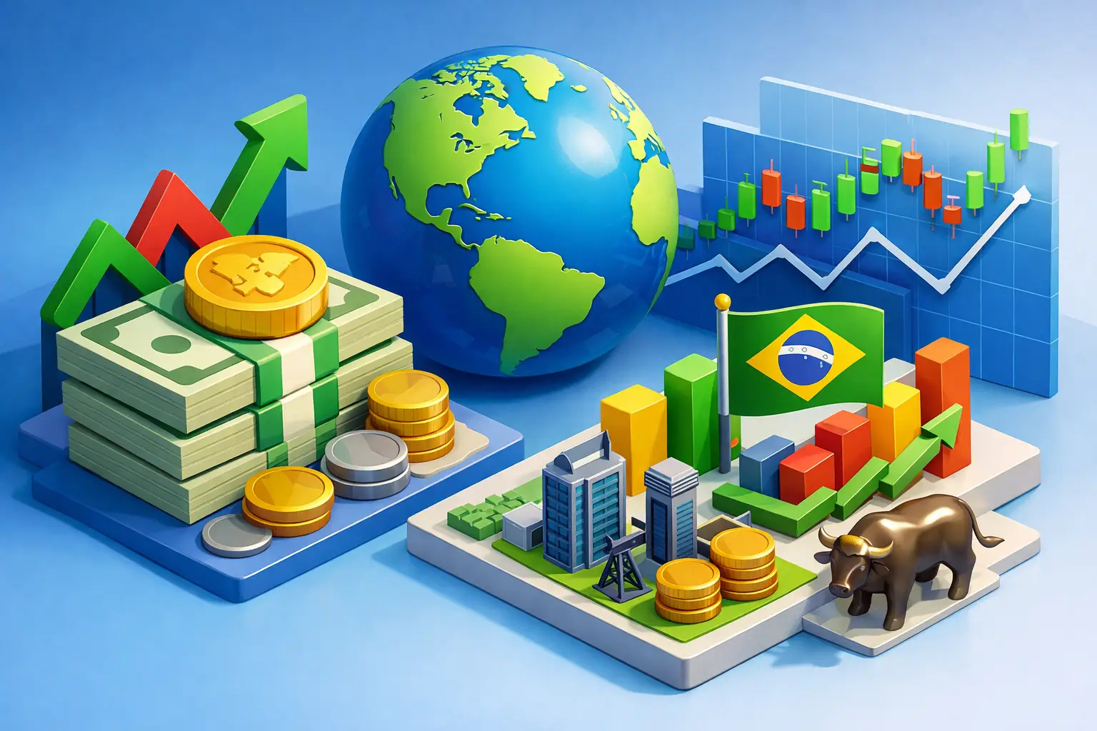 Como o dólar impacta ações brasileiras