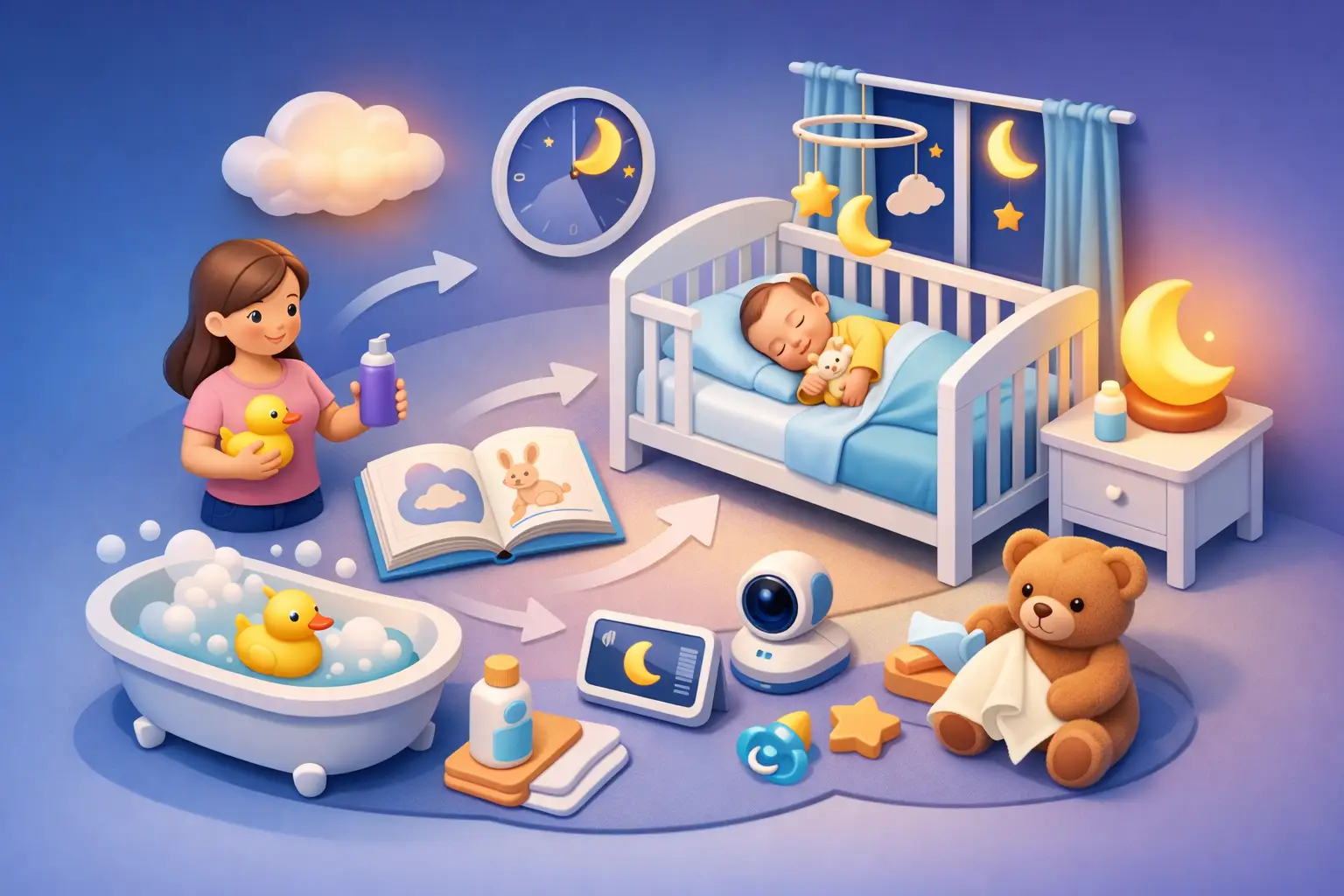 How to Create a Bedtime Routine for Baby
