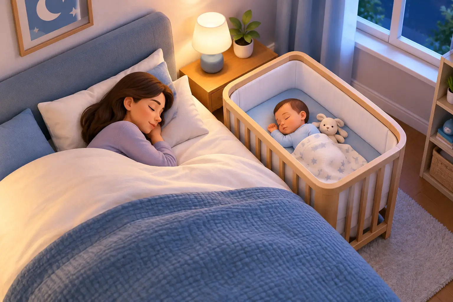 Room Sharing Sleep Guide for Calmer Baby Nights