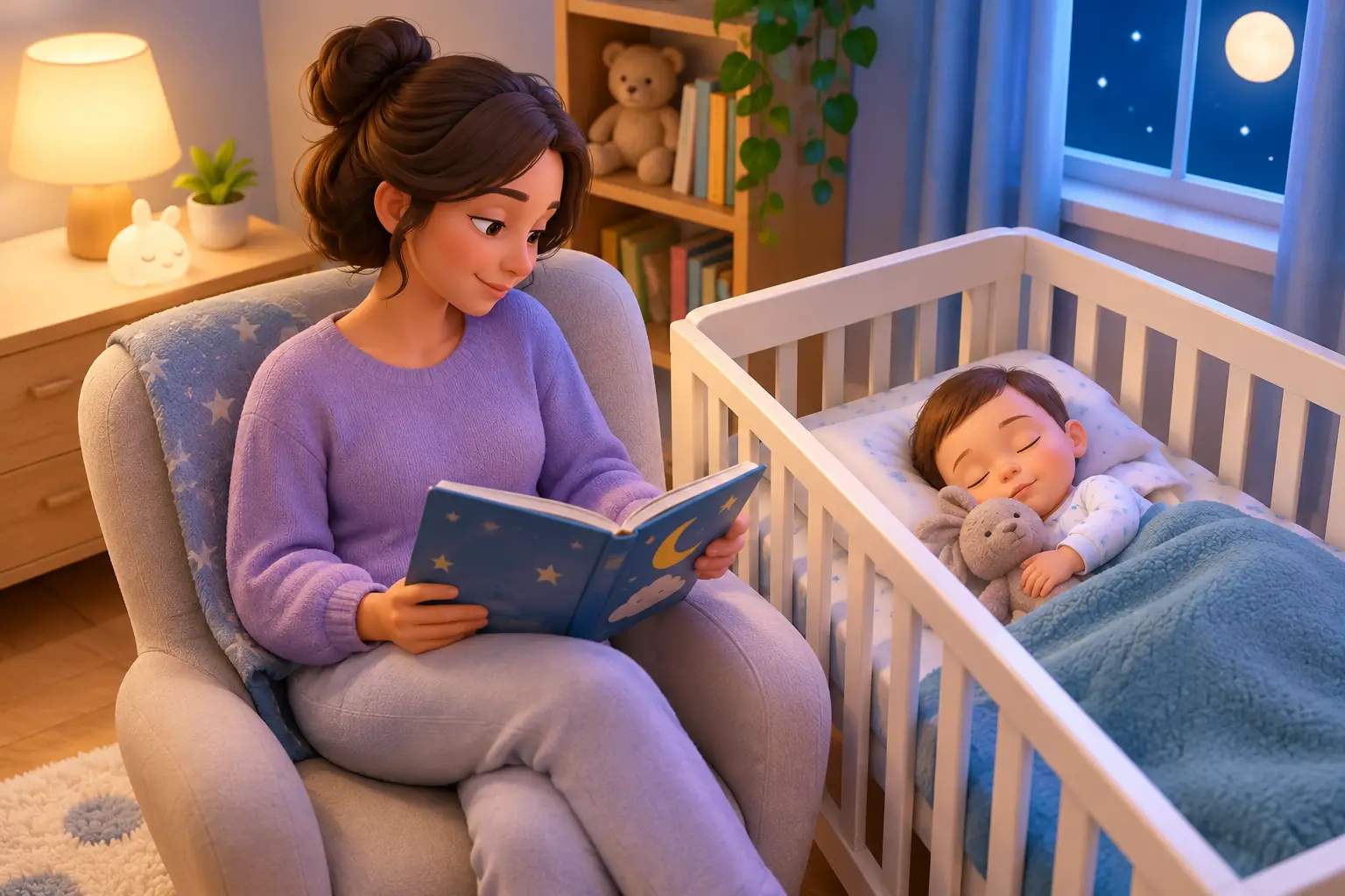 A Bedtime Routine That Helps Babies Settle