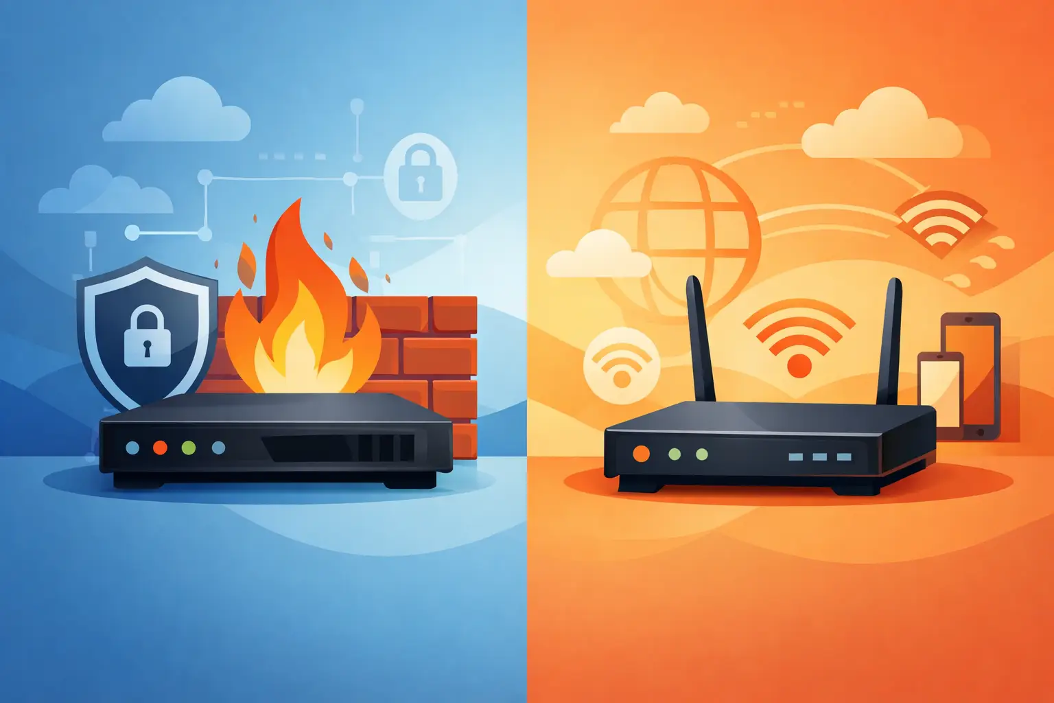 Business Firewall vs Router for Small Businesses